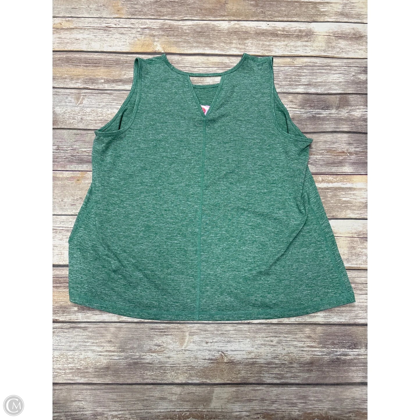 Athletic Tank Top By Ideology In Green, Size: 1x