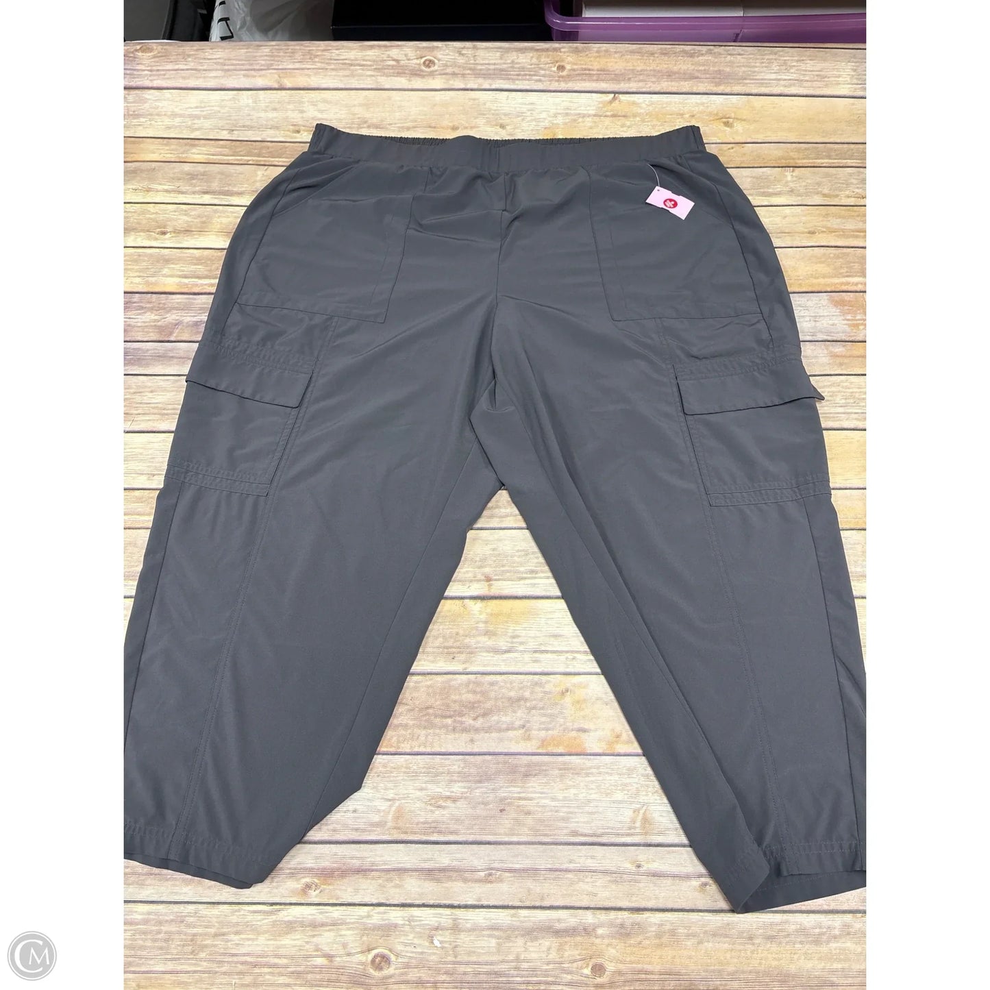 Athletic Pants By Ideology In Grey, Size: 3x