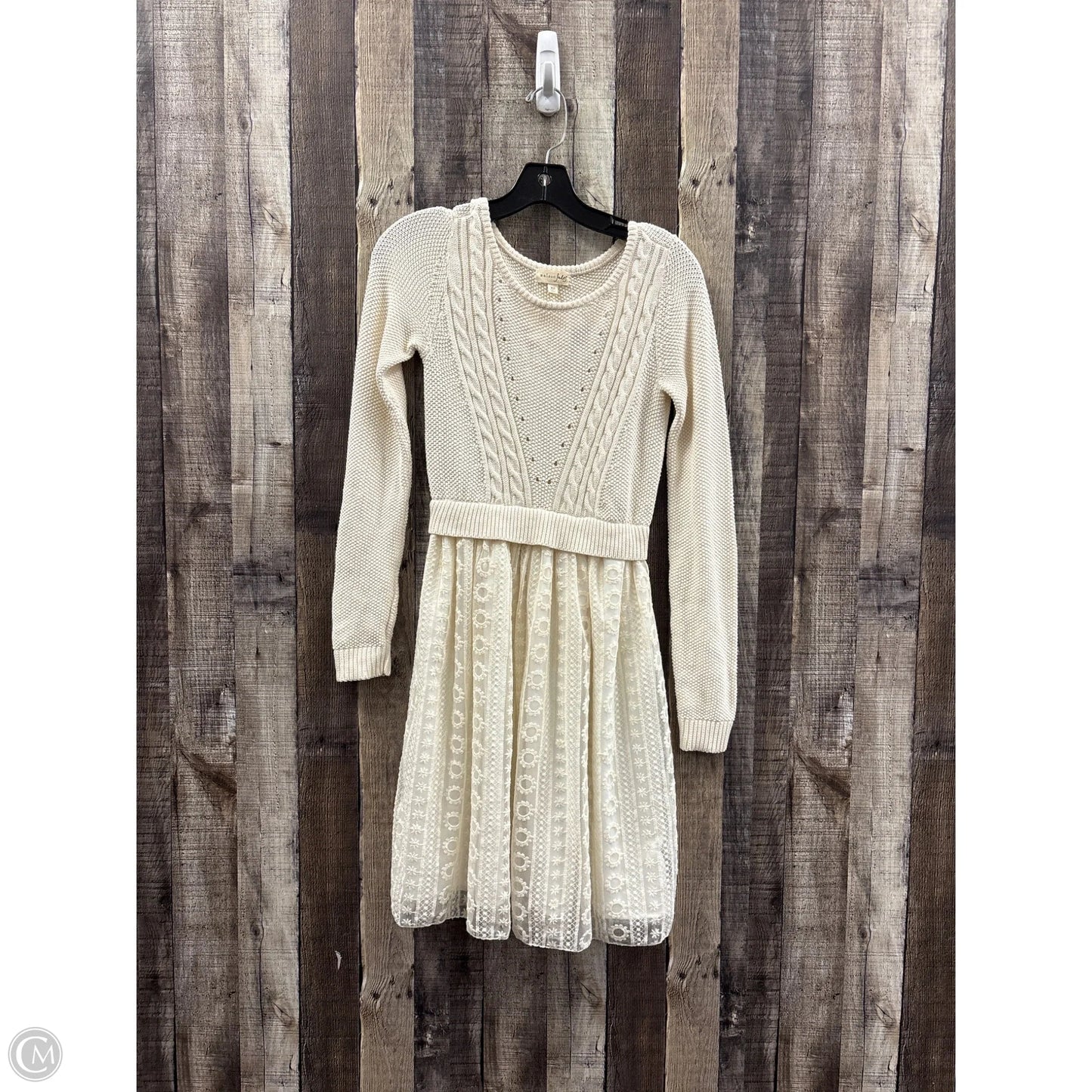 Dress Casual Short By Maison Jules In Cream, Size: Xs