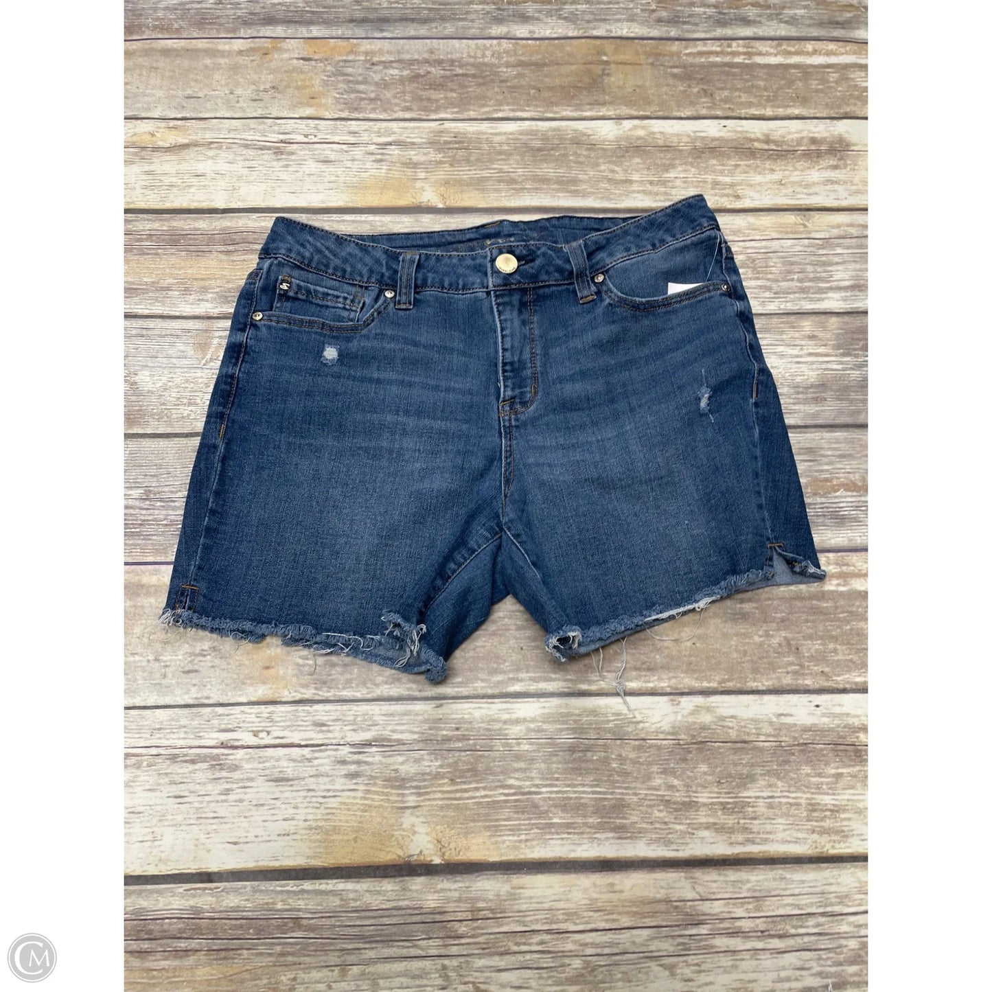 Shorts By Seven 7 In Blue Denim, Size: 8