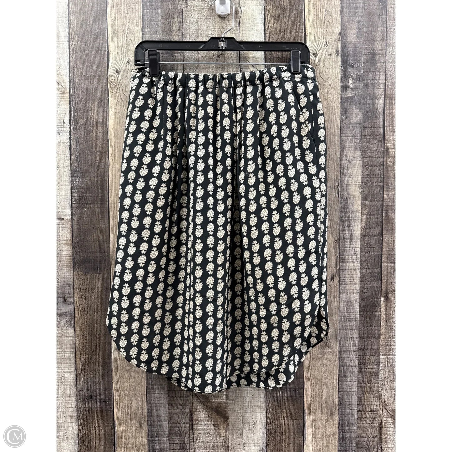 Skirt Midi By Madewell In Black, Size: M