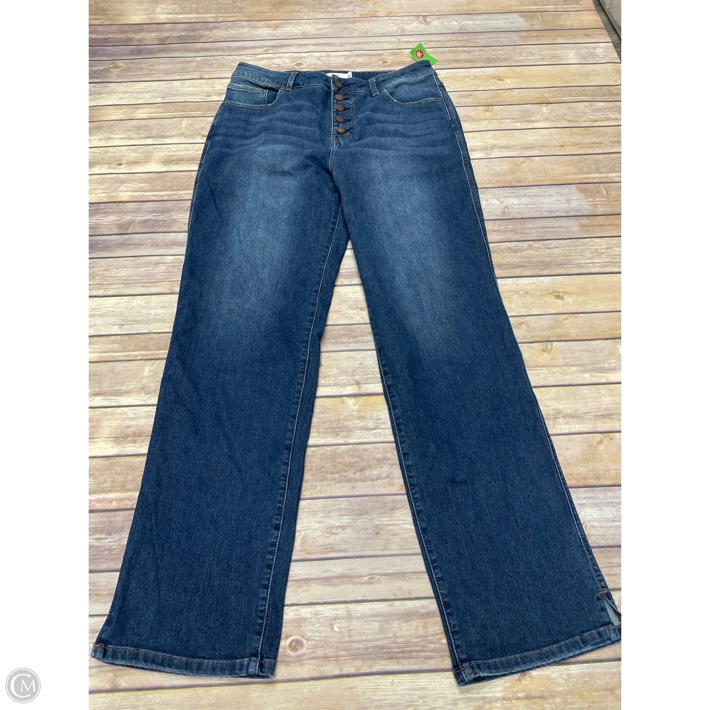 Jeans Straight By Maurices In Blue, Size: 14