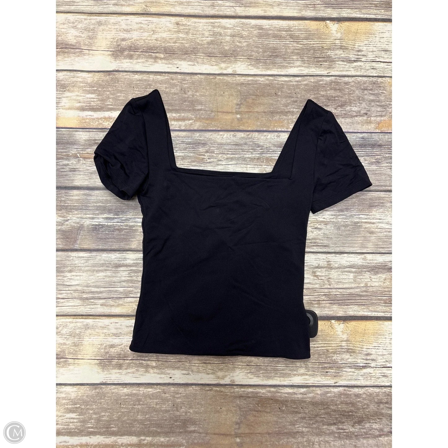 Top Short Sleeve By Aritzia In Black, Size: S