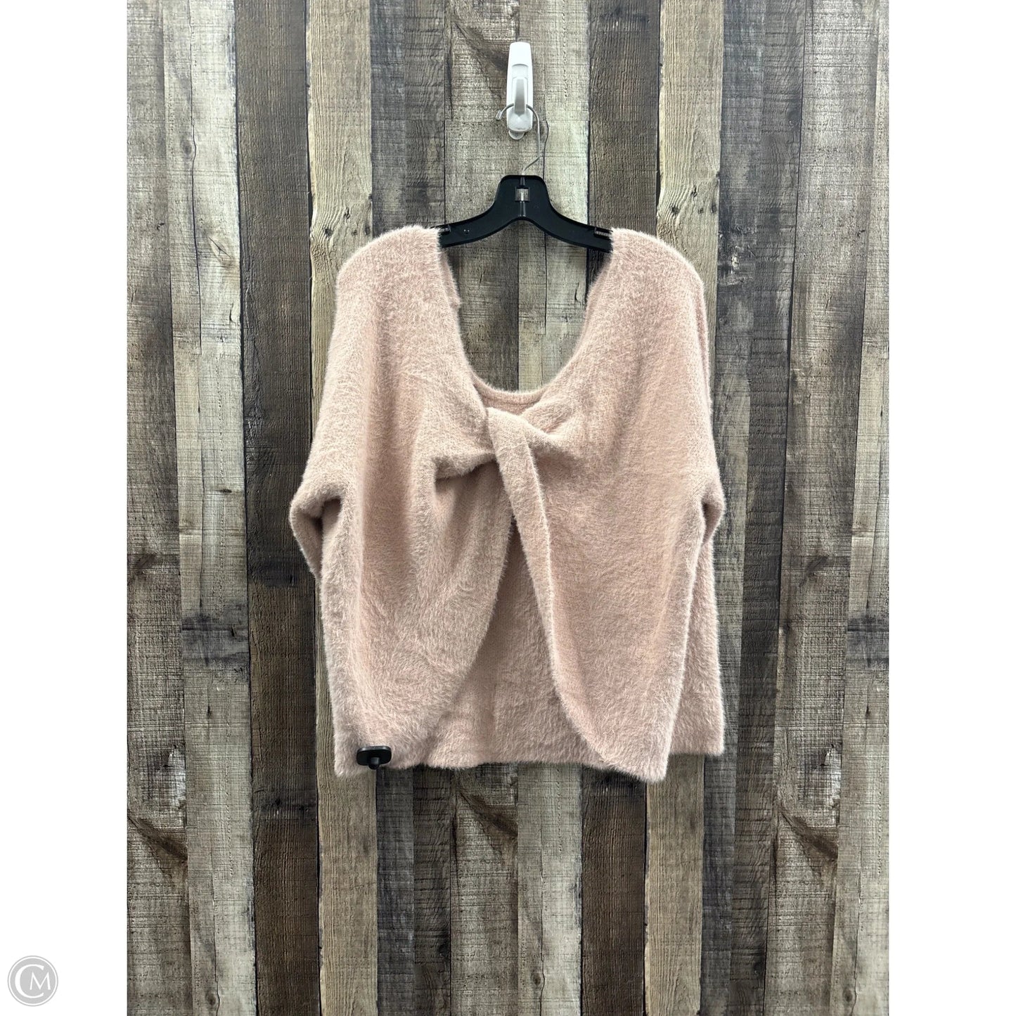 Sweater By Just Fab In Pink, Size: 1x