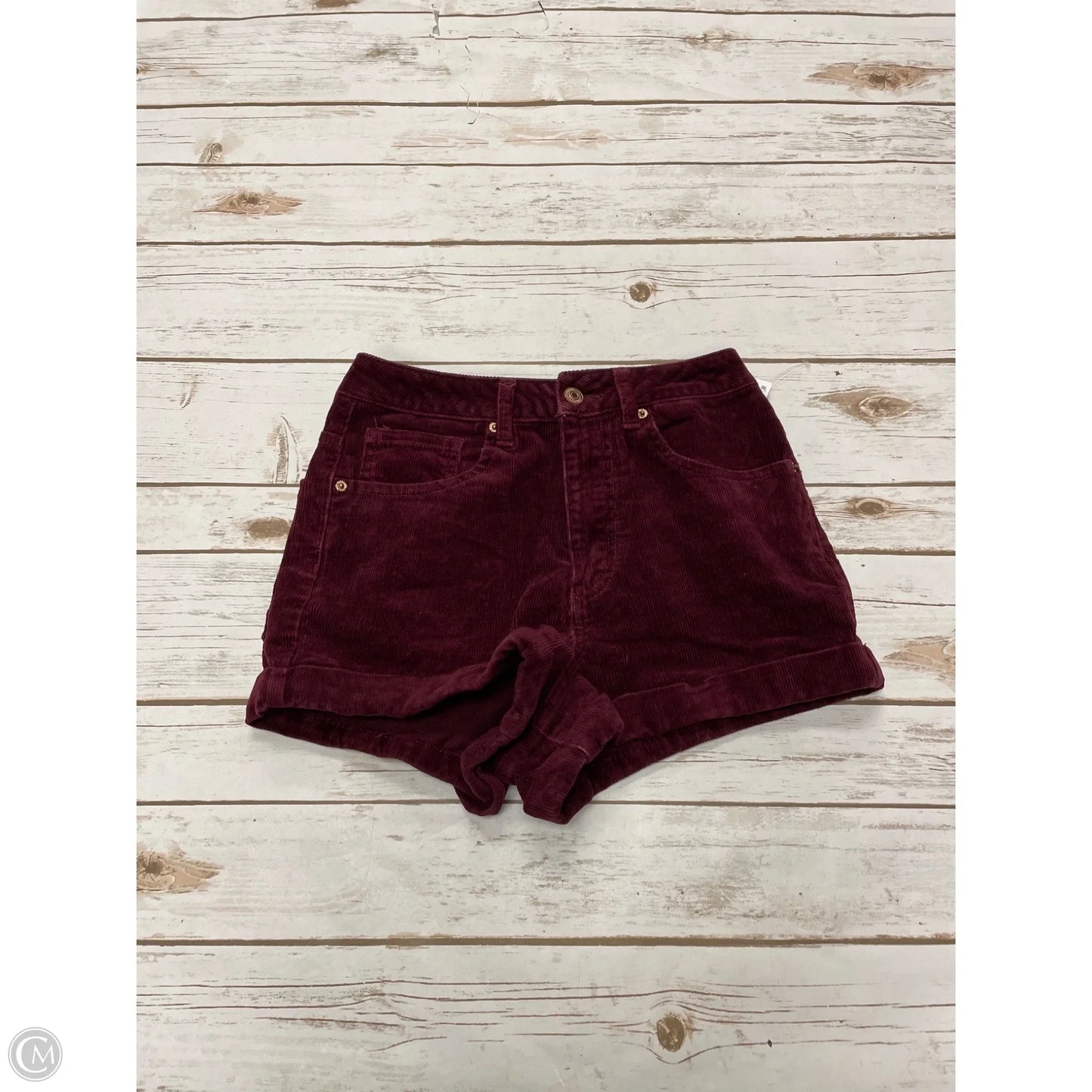 Shorts By Forever 21 In Maroon, Size: 4