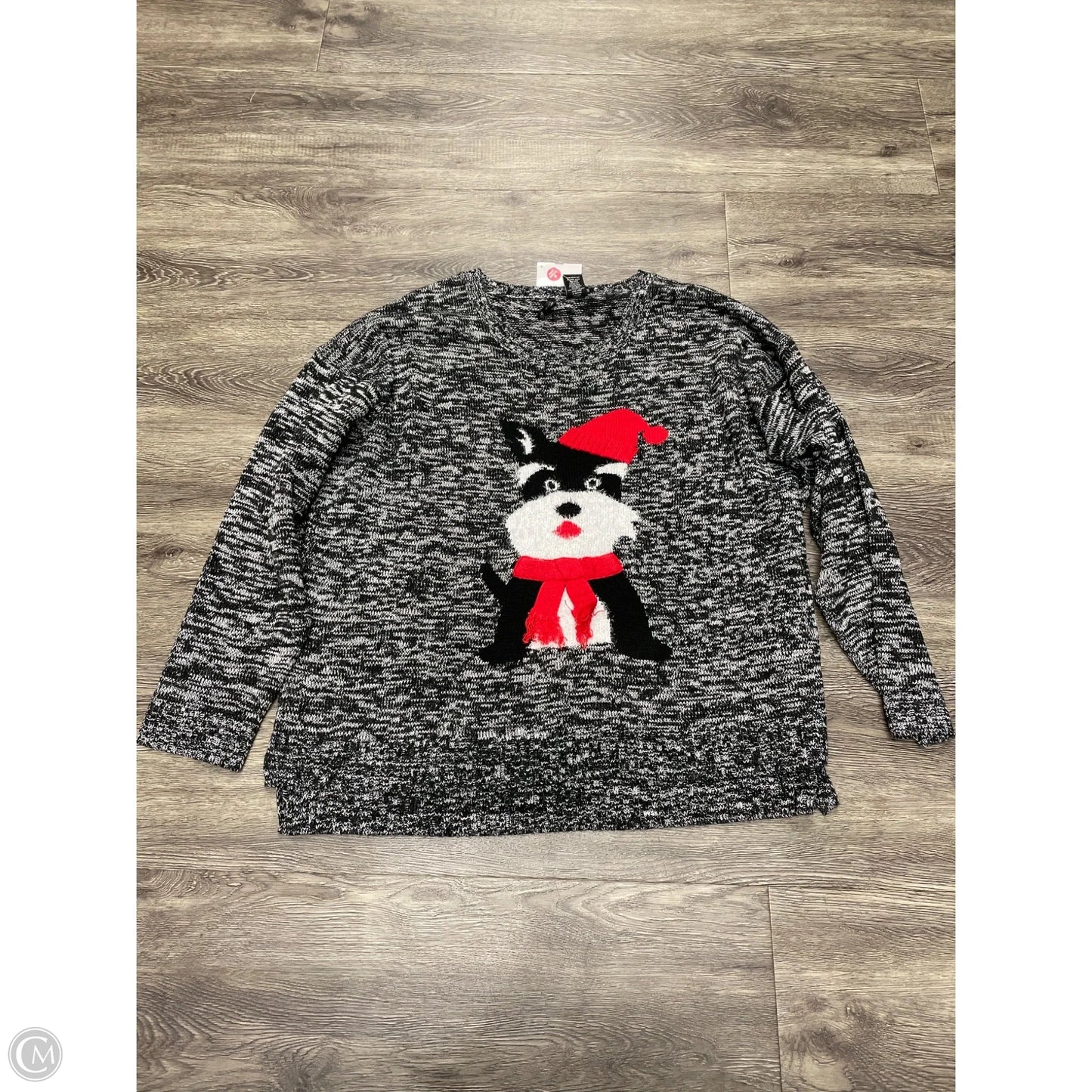 Sweater By New Directions In Black, Size: 2x