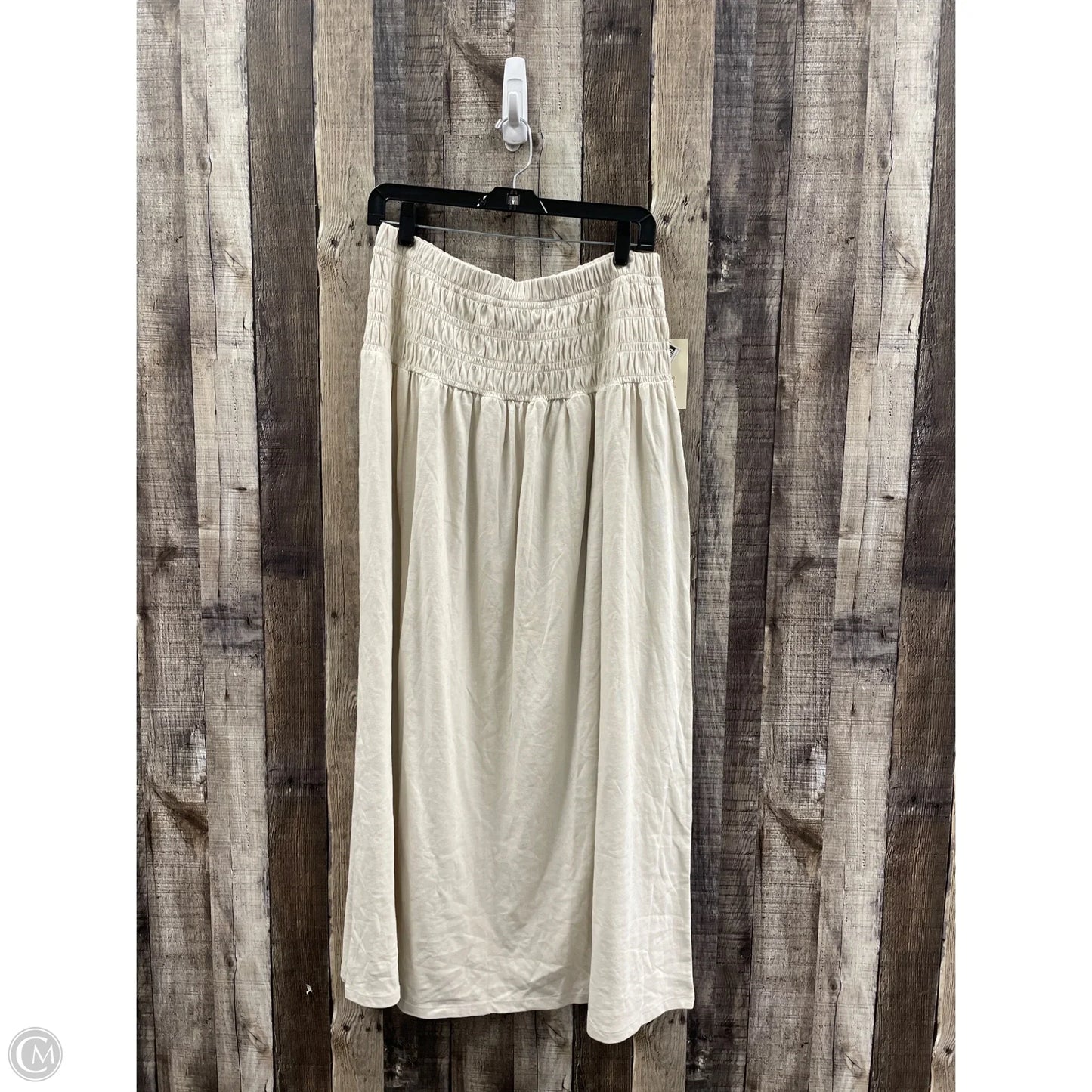 Skirt Maxi By Universal Thread In Beige, Size: L