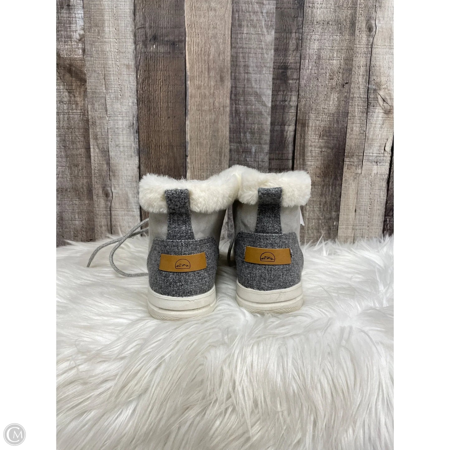 Boots Ankle Flats By Falls Creek In Grey, Size: 11