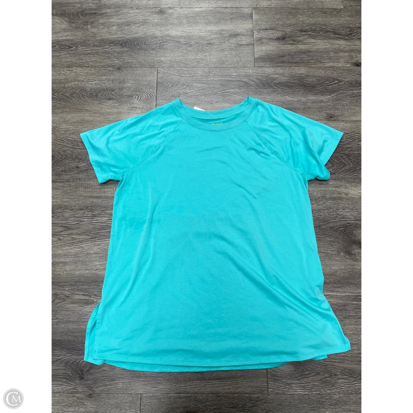 Athletic Top Short Sleeve By Tek Gear In Green, Size: Xl
