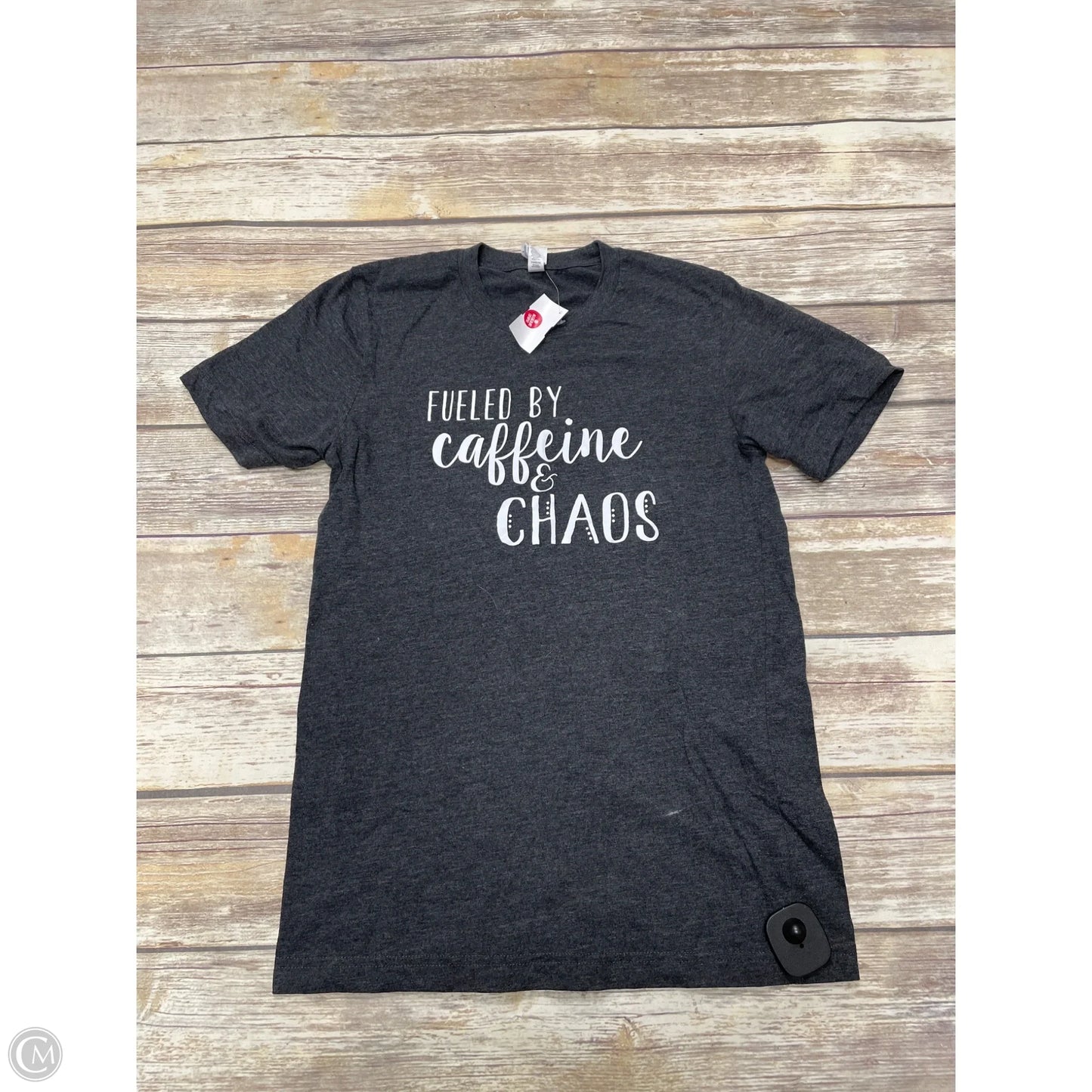 Top Short Sleeve By Bella + Canvas In Grey, Size: S