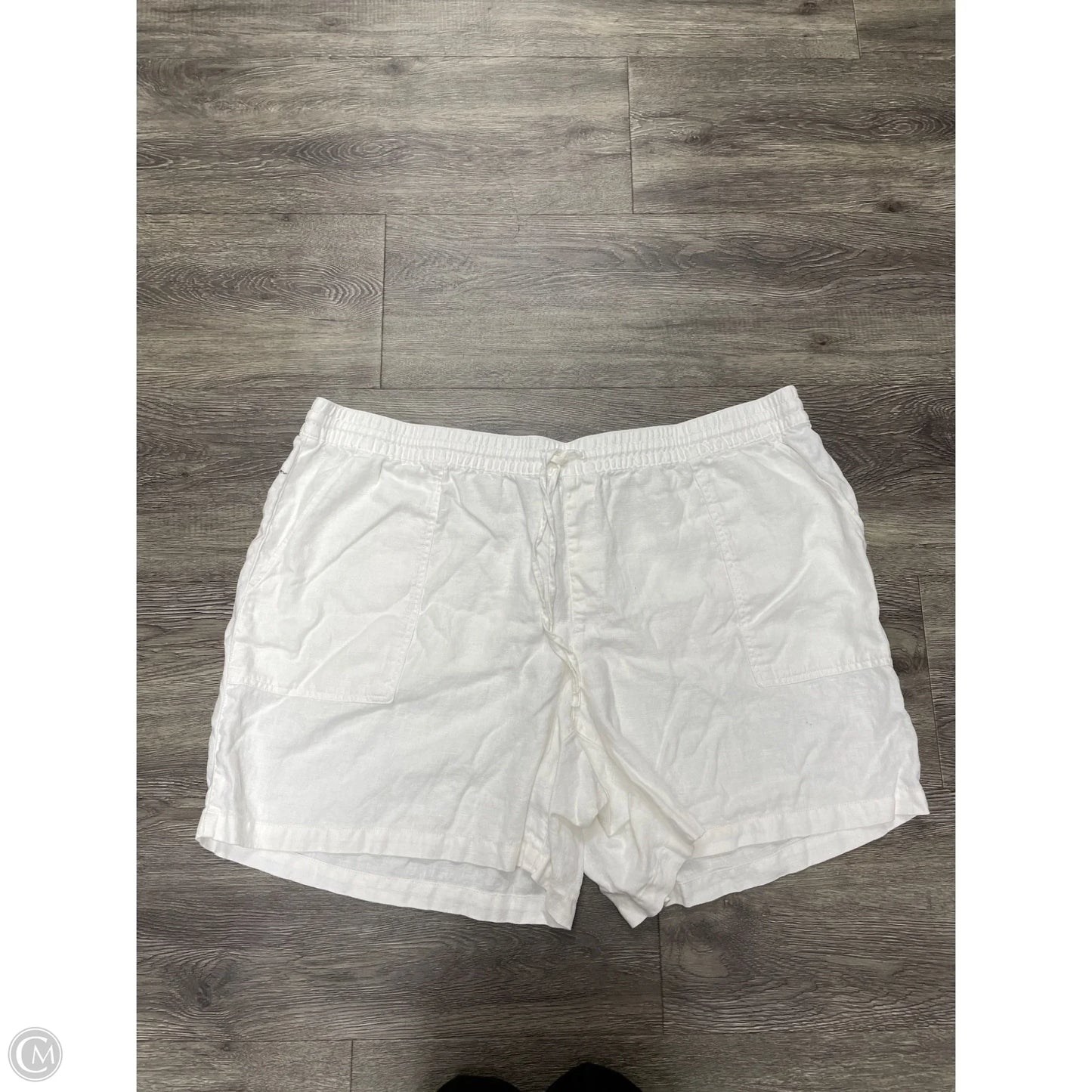 Shorts By Lands End In White, Size: 3x