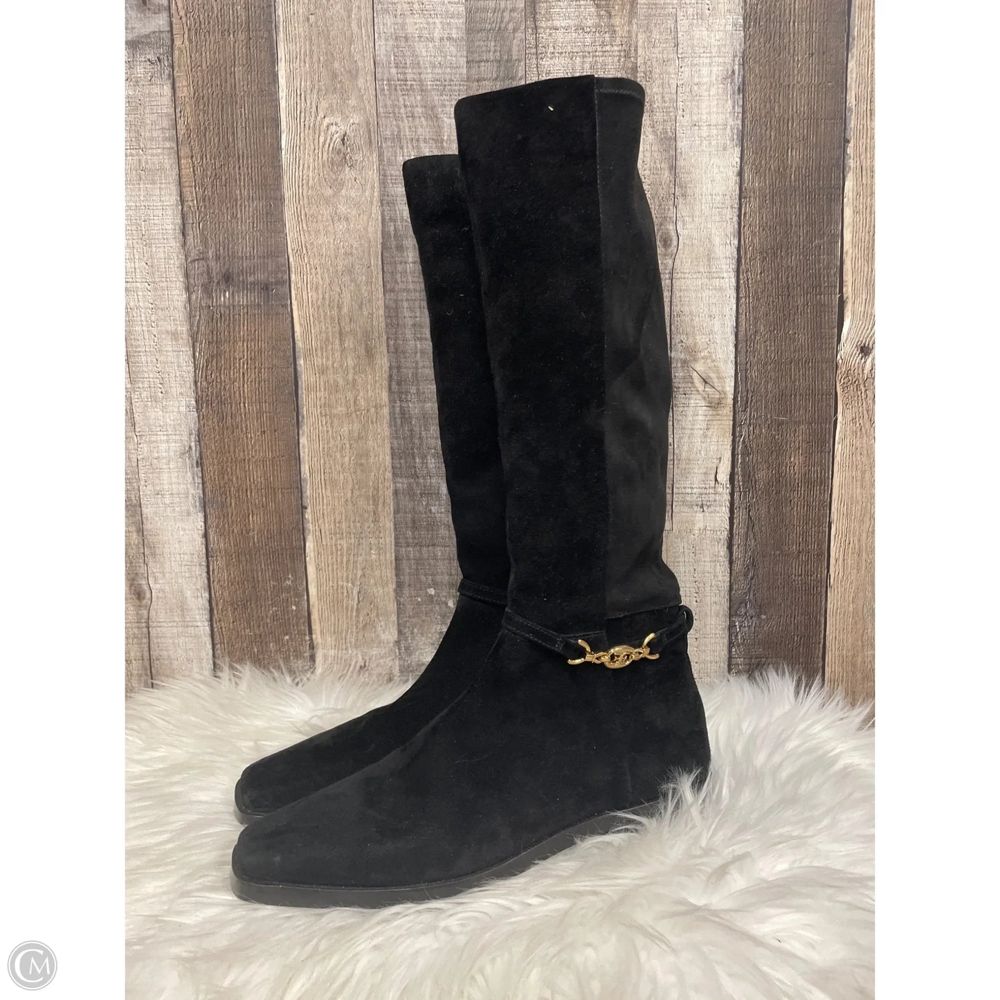 Boots Knee Flats By Sam Edelman In Black, Size: 9