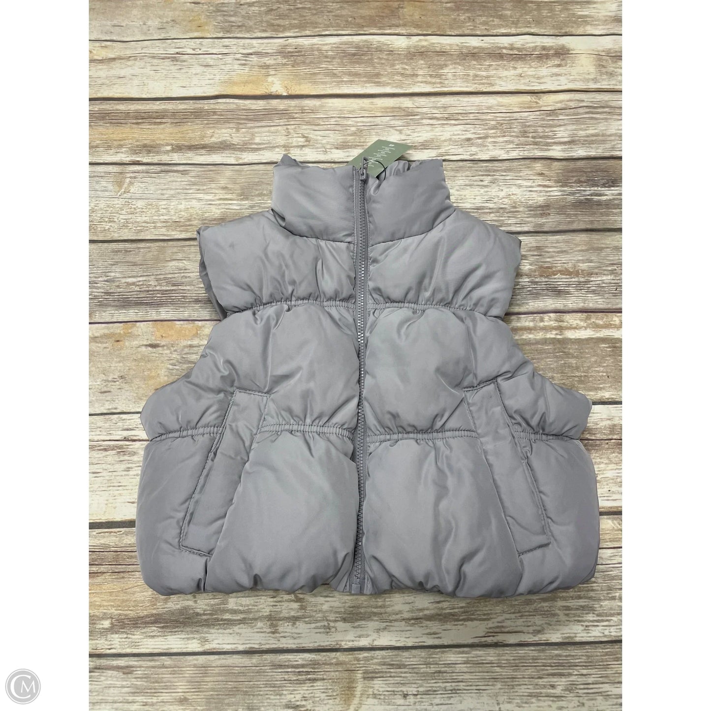 Vest Puffer & Quilted By Divided In Grey, Size: Xs