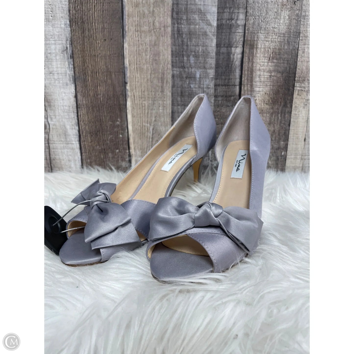 Shoes Heels Stiletto By Nina In Grey, Size: 10