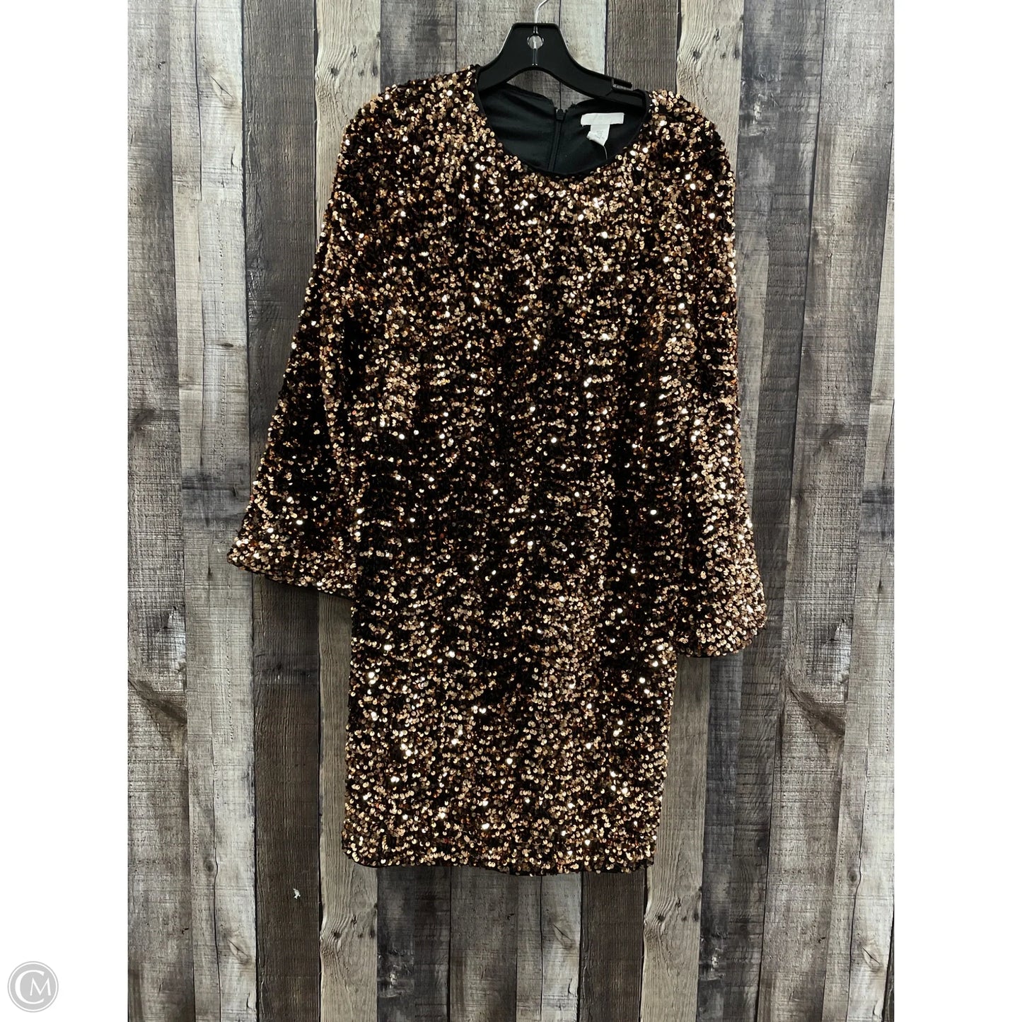Dress Party Short By H&m In Copper, Size: M