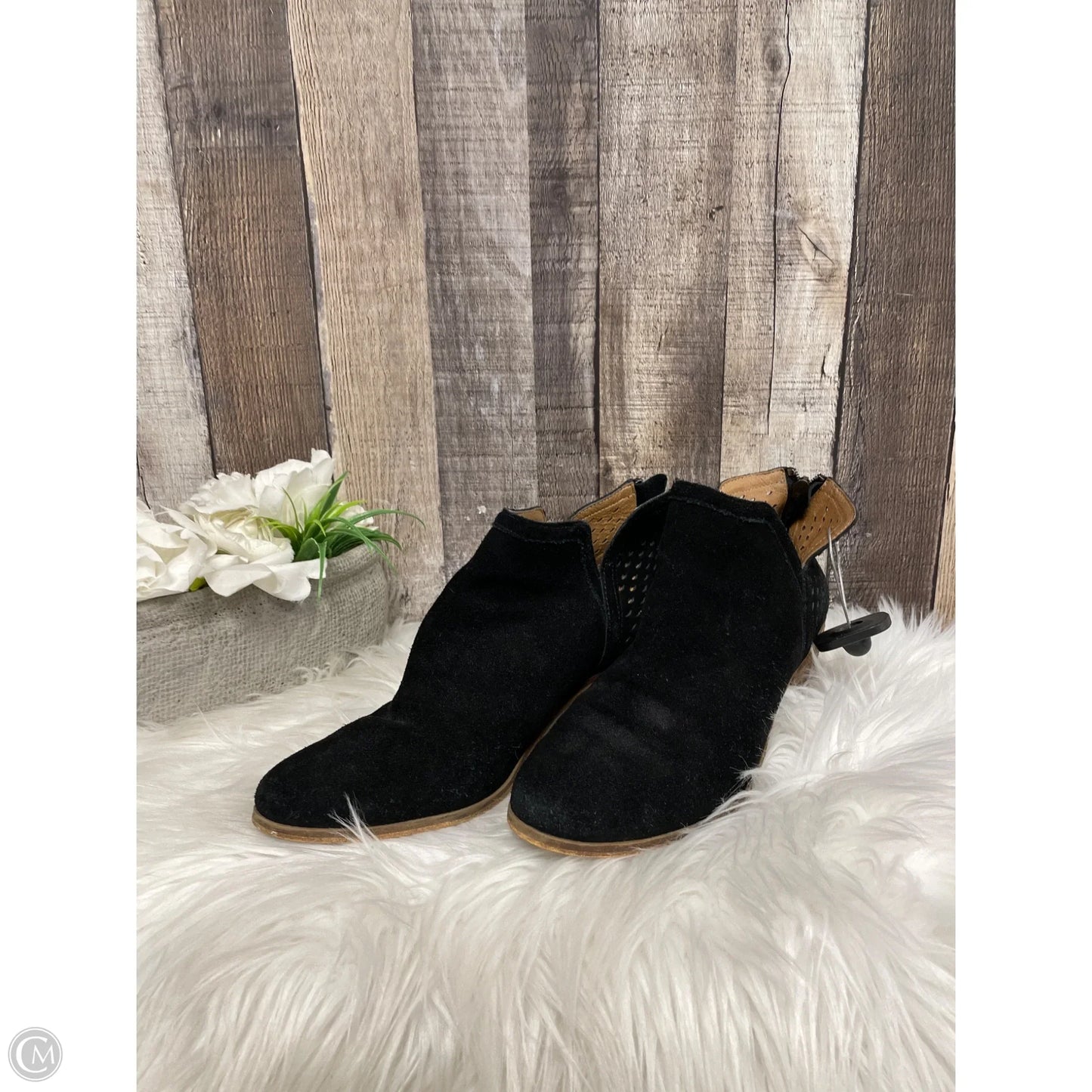Boots Ankle Heels By Susina In Black, Size: 8.5