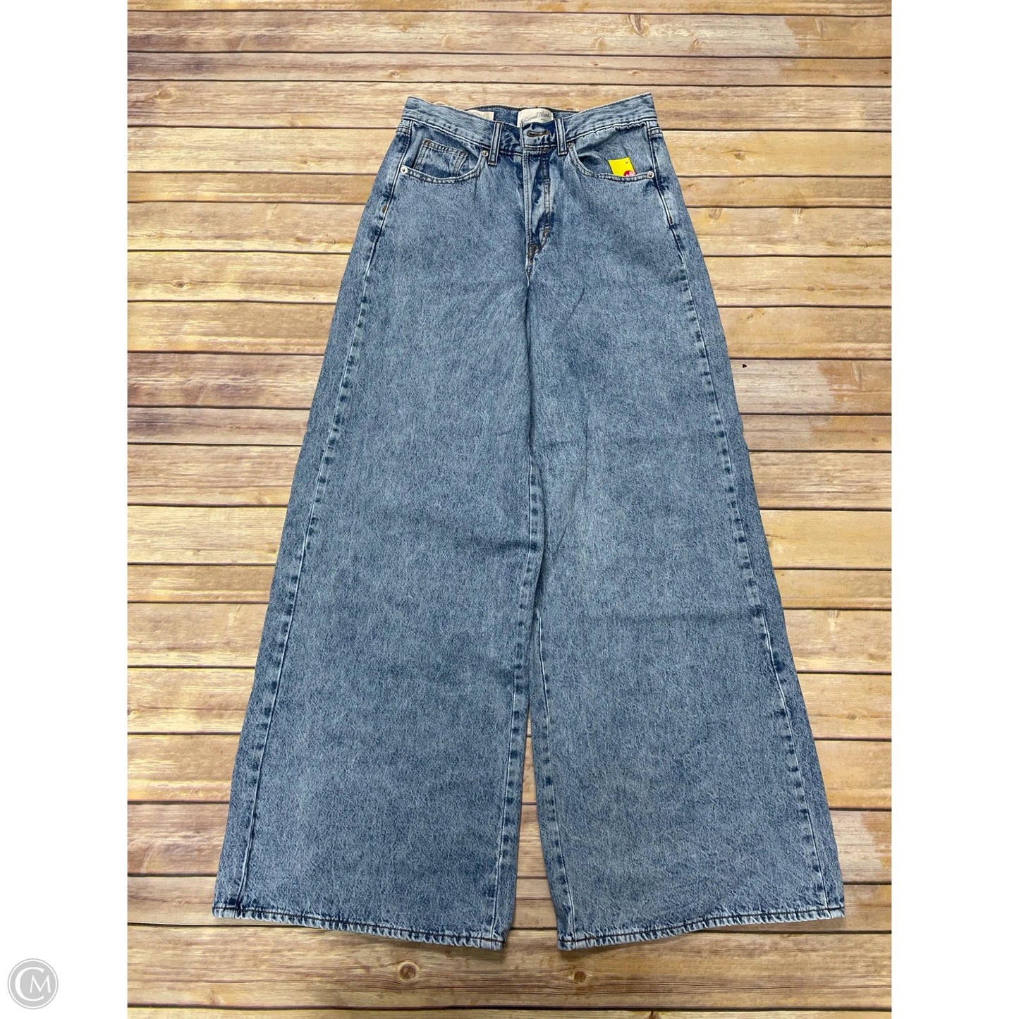 Jeans Wide Leg By Universal Thread In Blue Denim, Size: 4