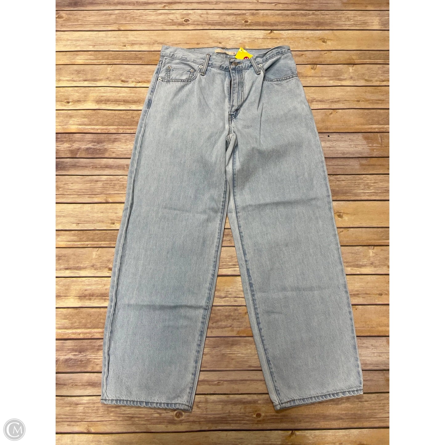 Jeans Straight By Levis In Blue Denim, Size: 6