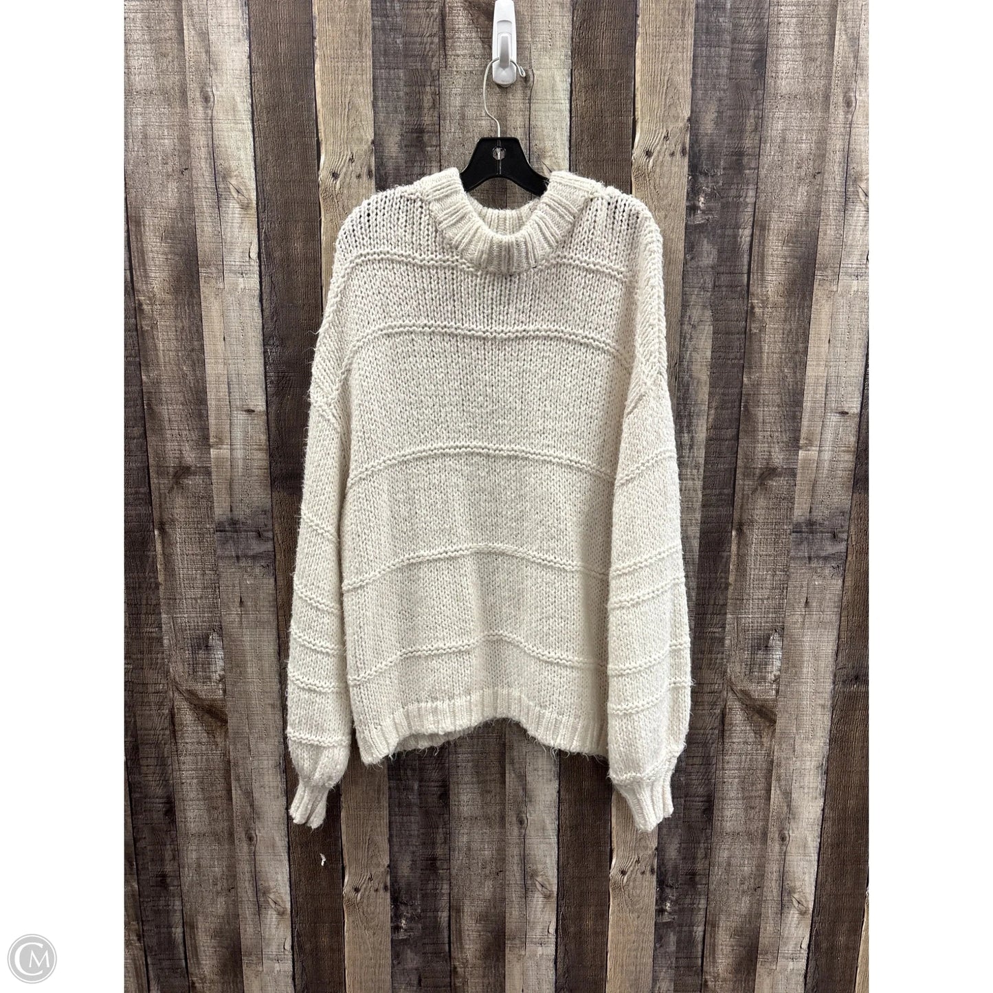 Sweater By Urban Outfitters In Ivory, Size: L