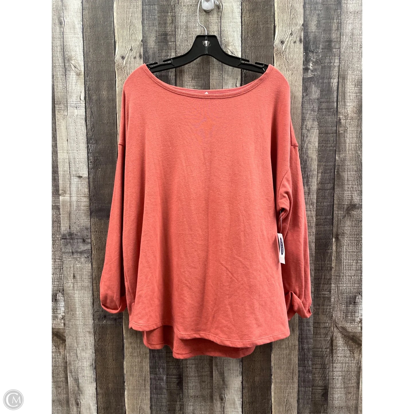 Top Long Sleeve By Old Navy In Pink, Size: Xxl