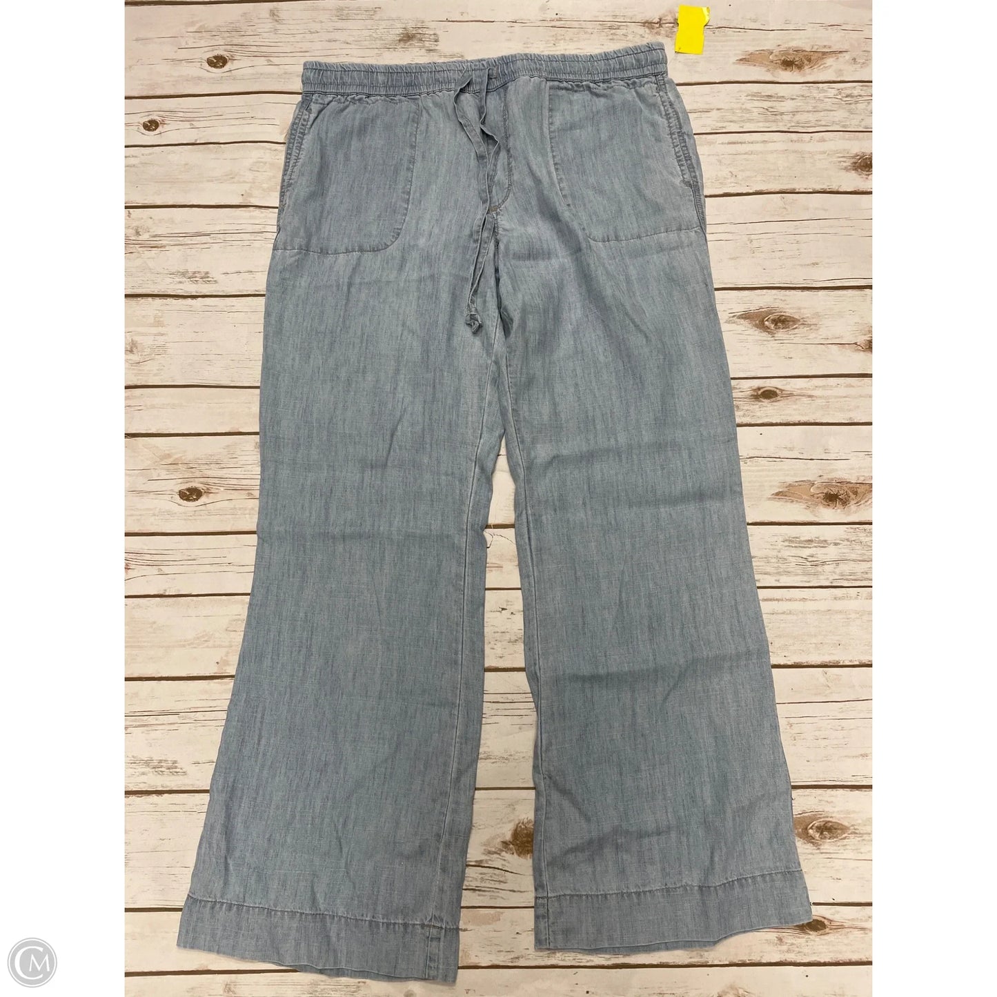 Pants Linen By Level 99 In Blue, Size: L