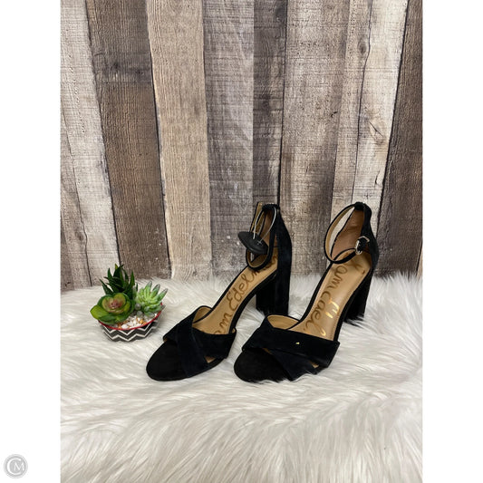 Sandals Heels Block By Sam Edelman In Black, Size: 9.5