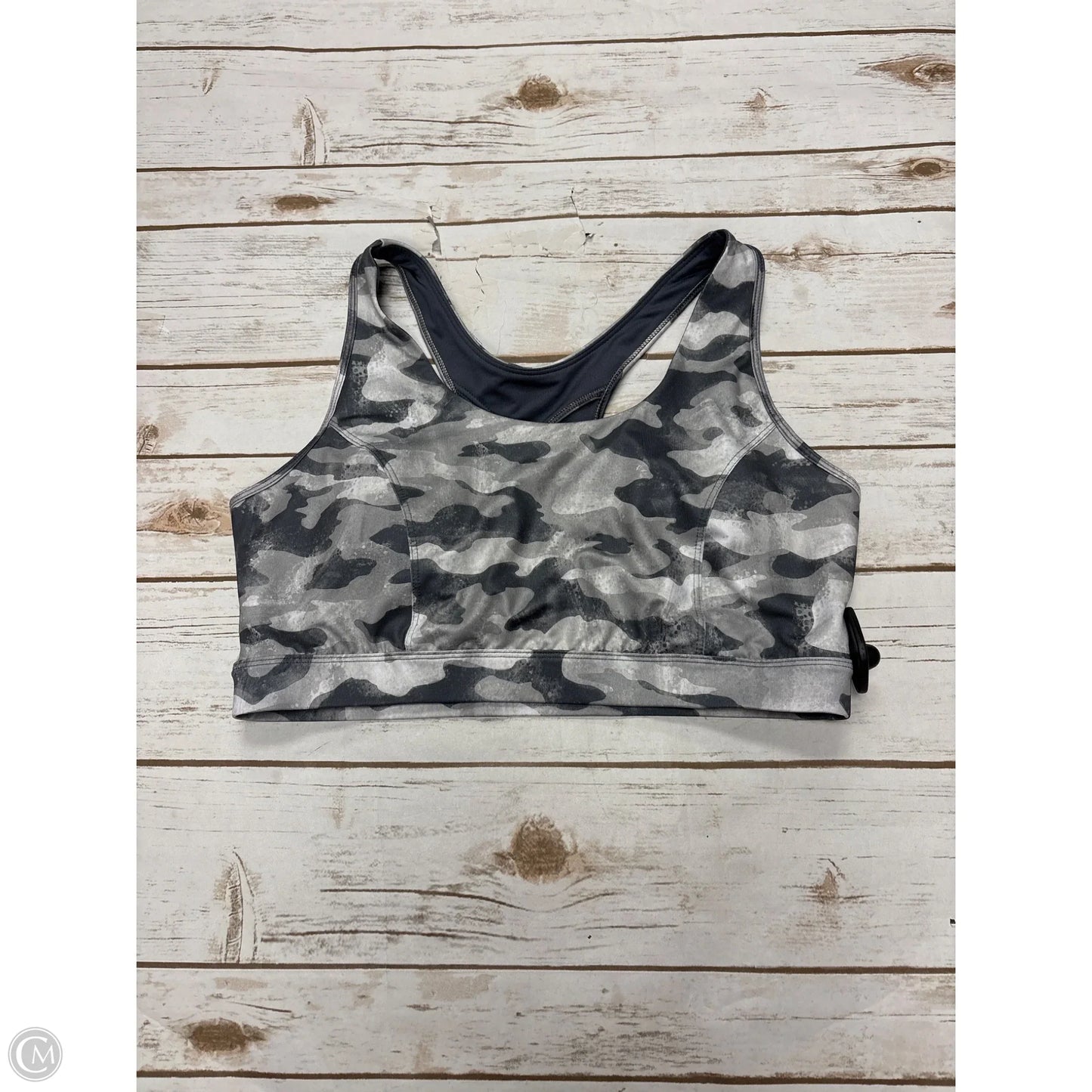 Athletic Bra By Tek Gear In Grey, Size: Xxl