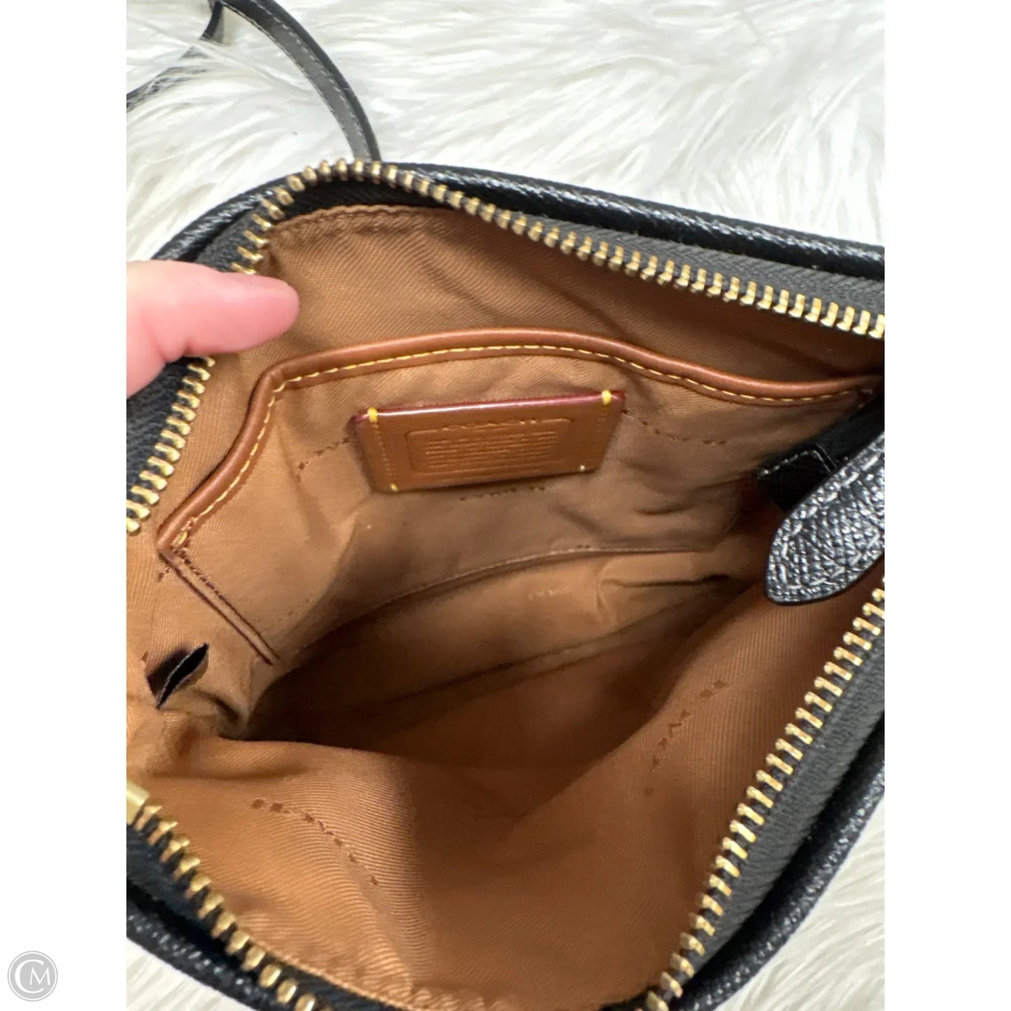 Crossbody Designer By Coach, Size: Small