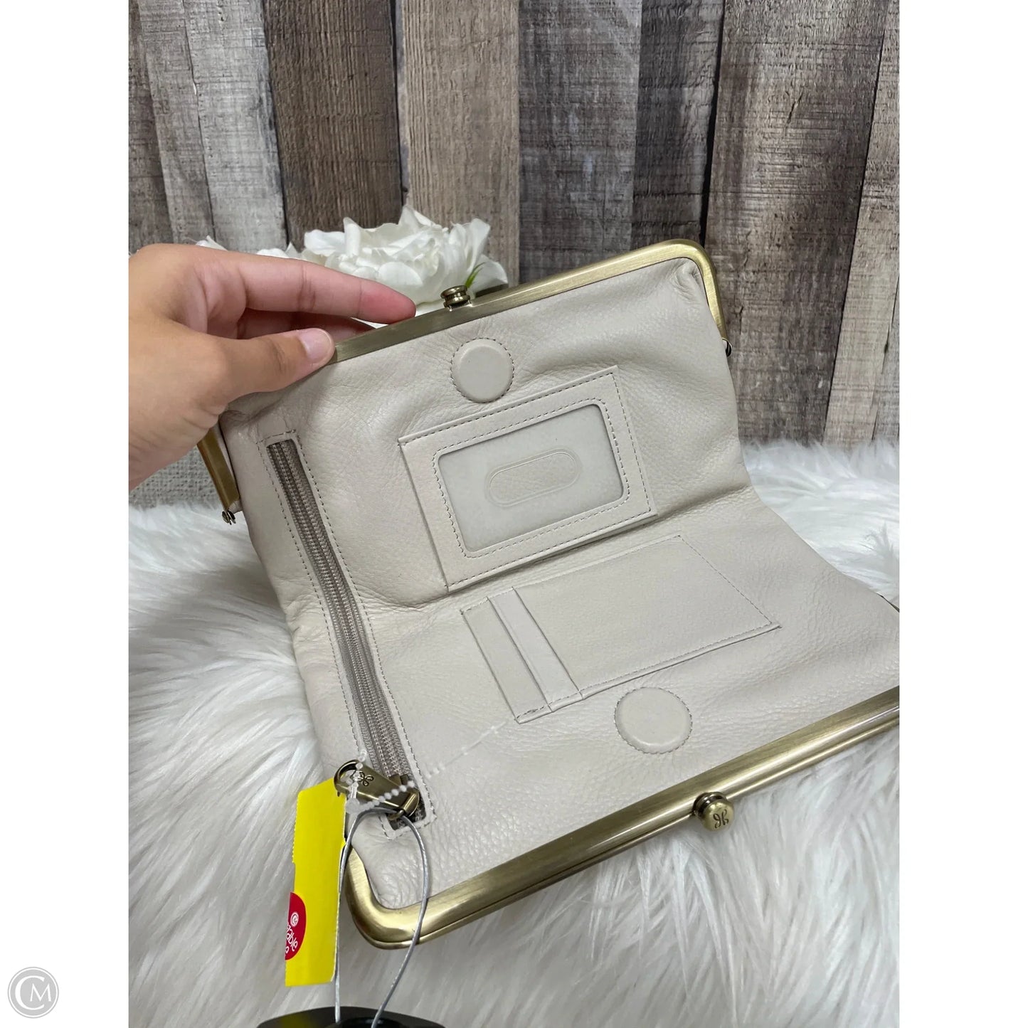 Clutch Leather By Hobo Intl, Size: Medium