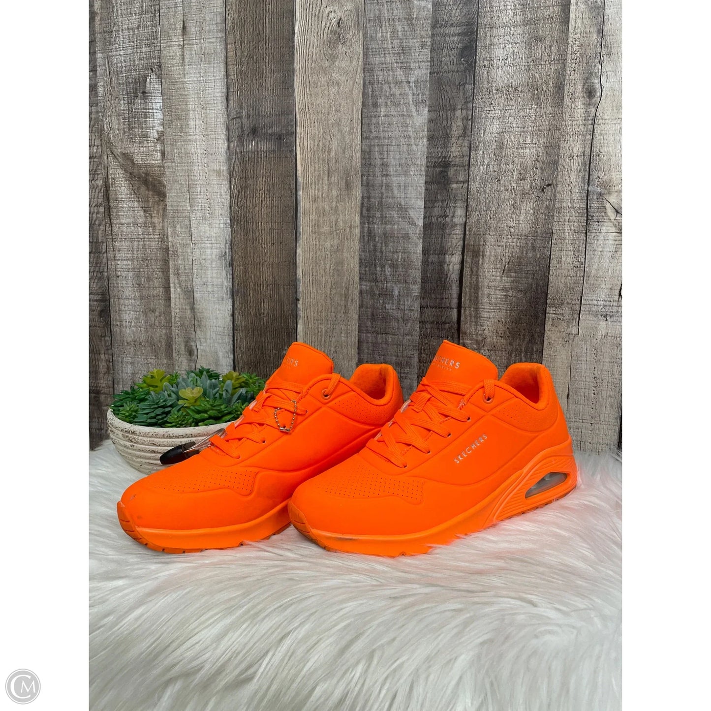 Shoes Sneakers By Skechers In Orange, Size: 9.5