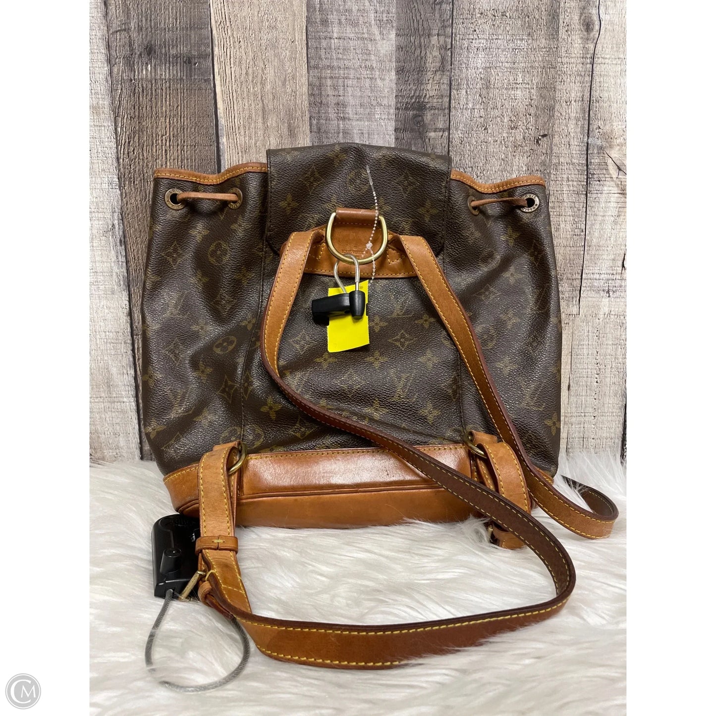 Backpack Luxury Designer By Louis Vuitton, Size: Medium