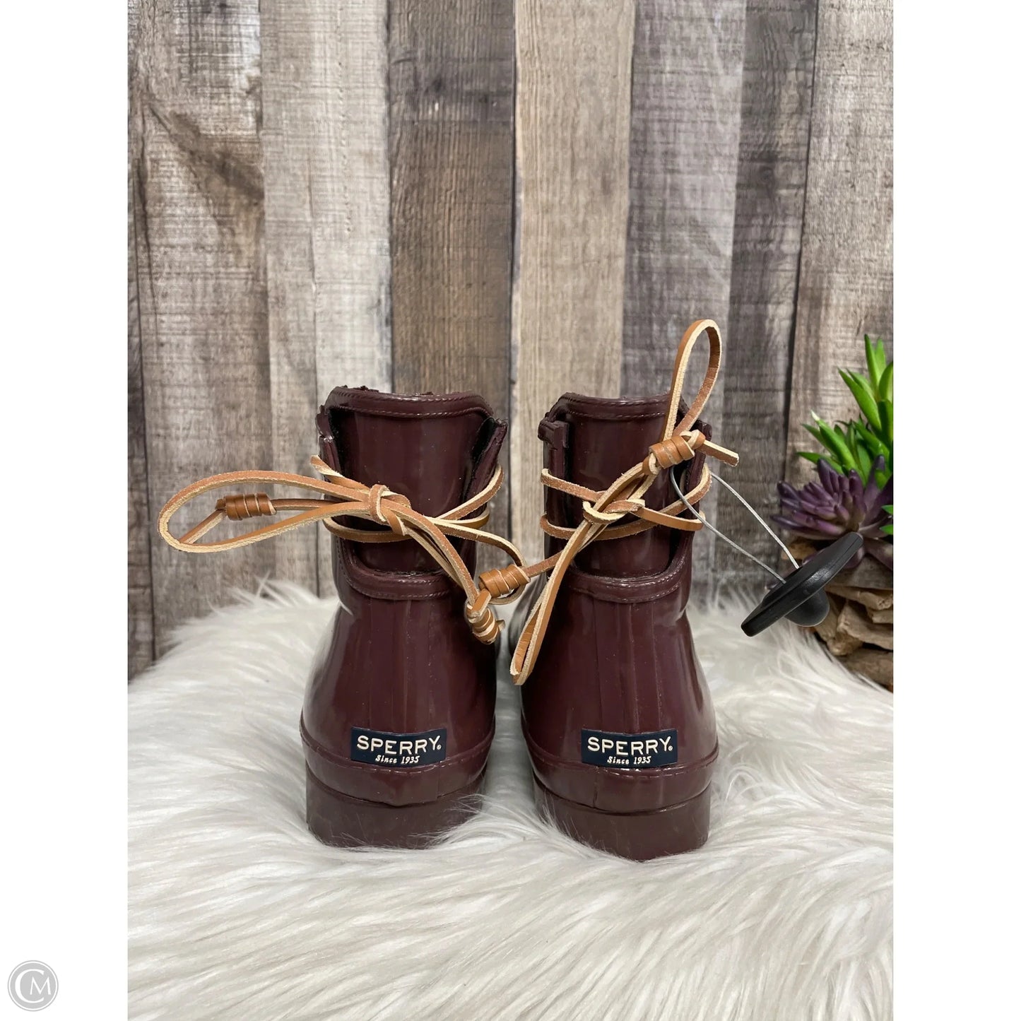 Boots Rain By Sperry In Maroon, Size: 8