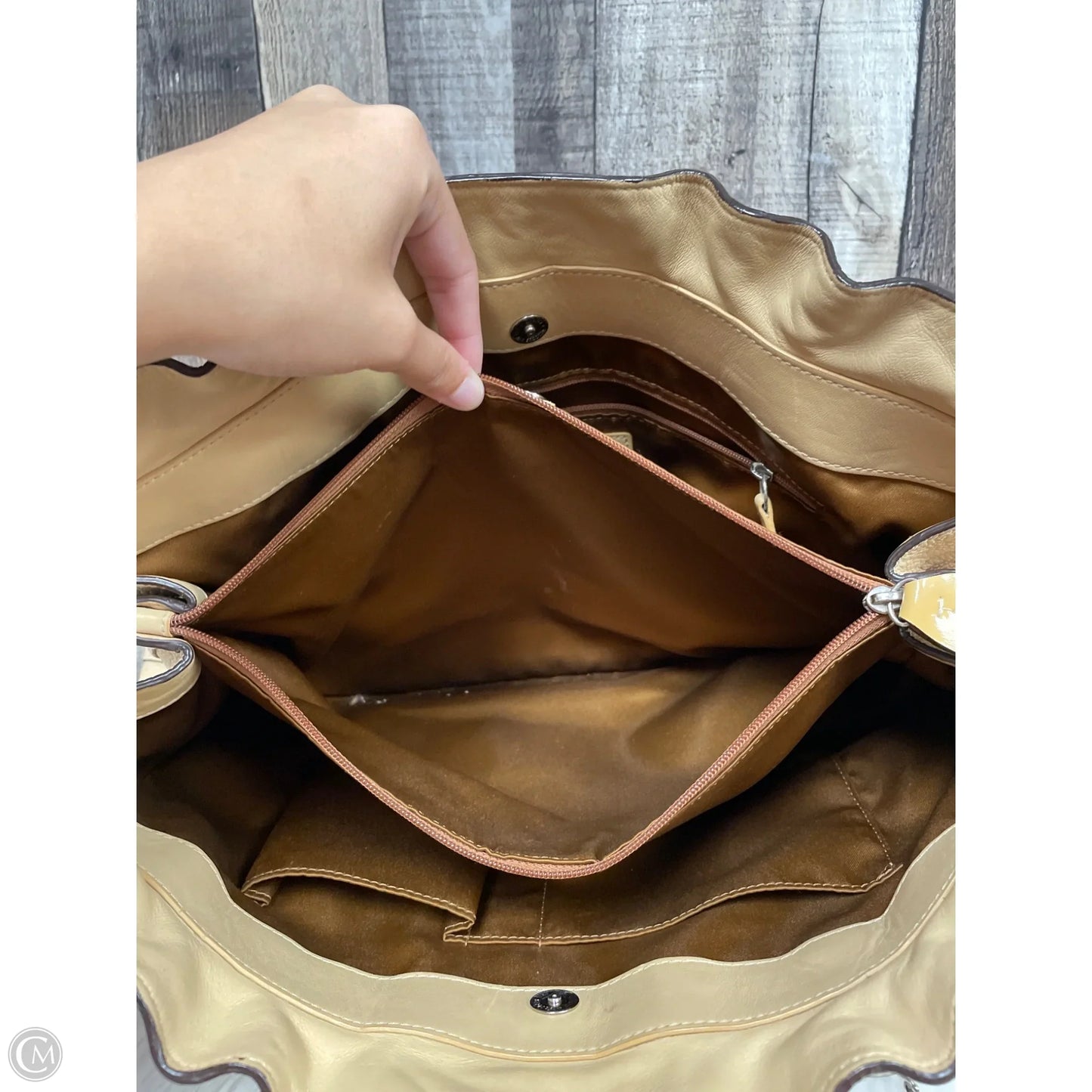 Handbag Designer By Coach, Size: Large