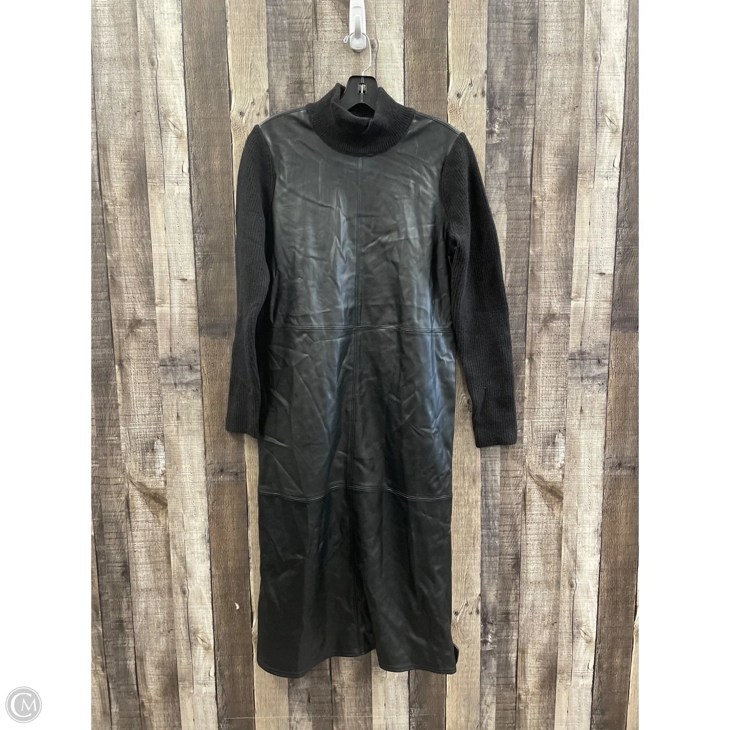 Dress Casual Midi By Ann Taylor In Black, Size: S