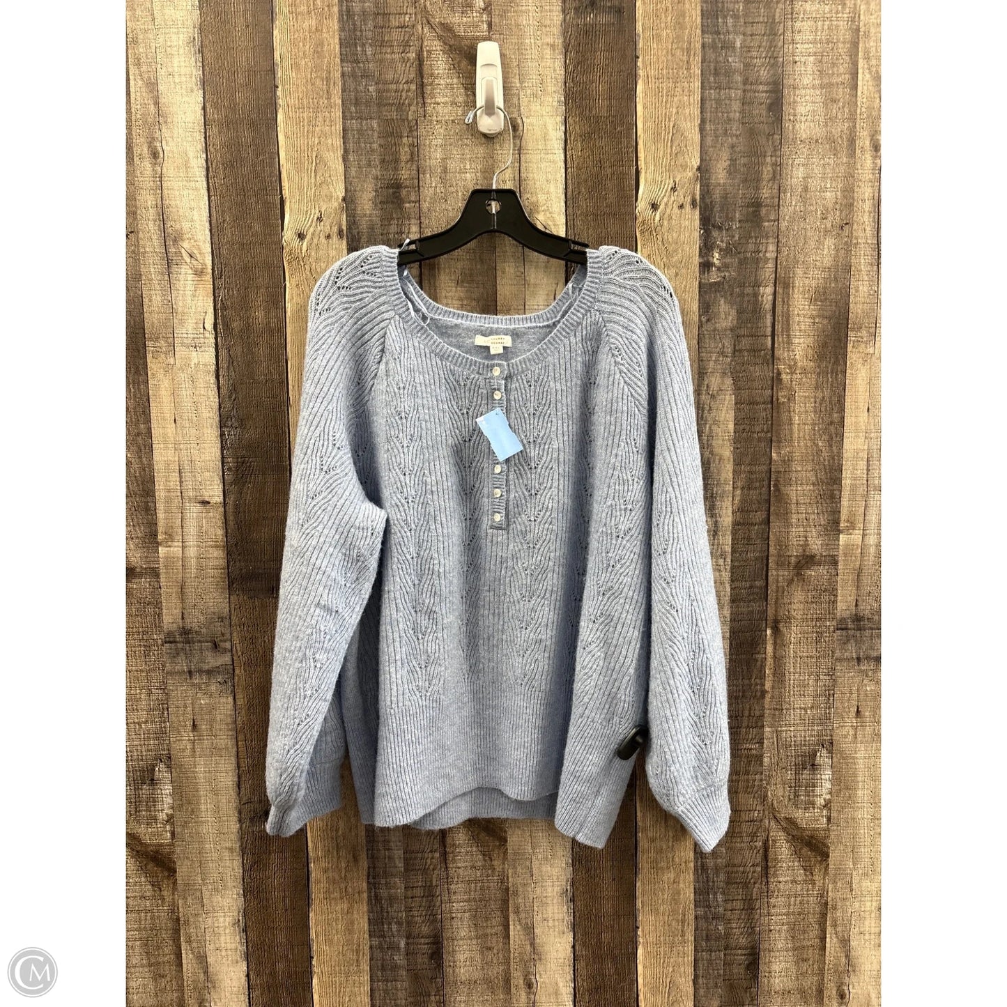 Sweater By Lc Lauren Conrad In Blue, Size: Xxl