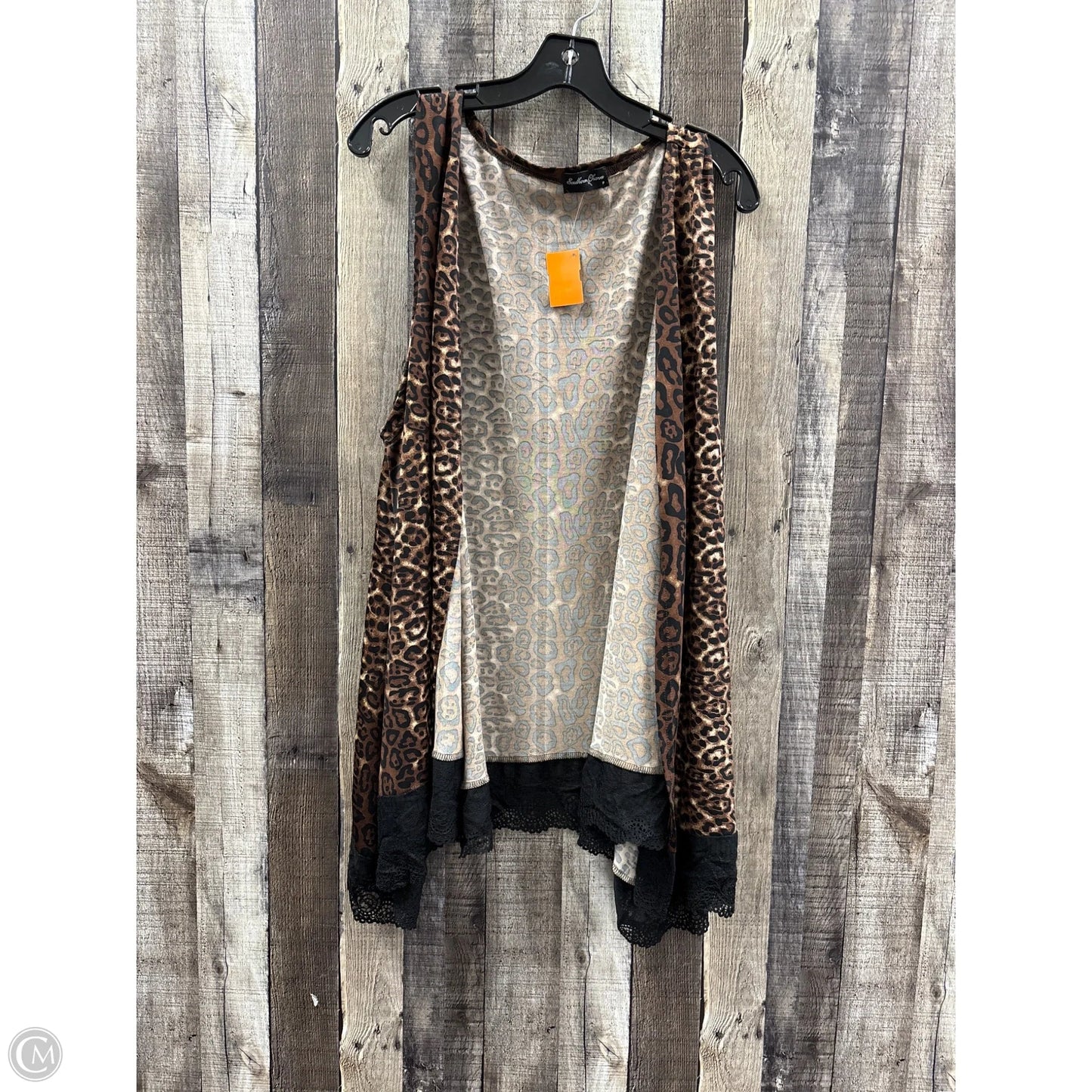 Cardigan By Cme In Animal Print, Size: Xl