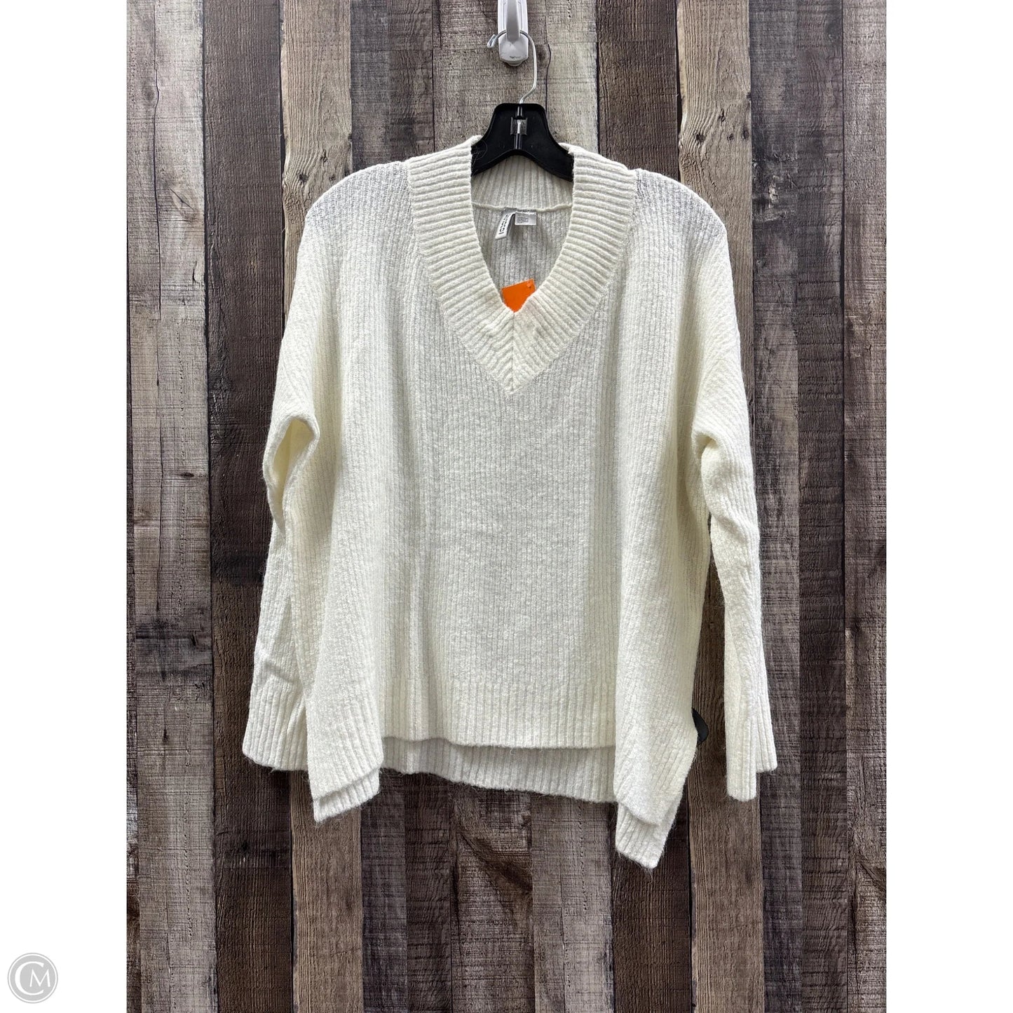 Sweater By Divided In Ivory, Size: S