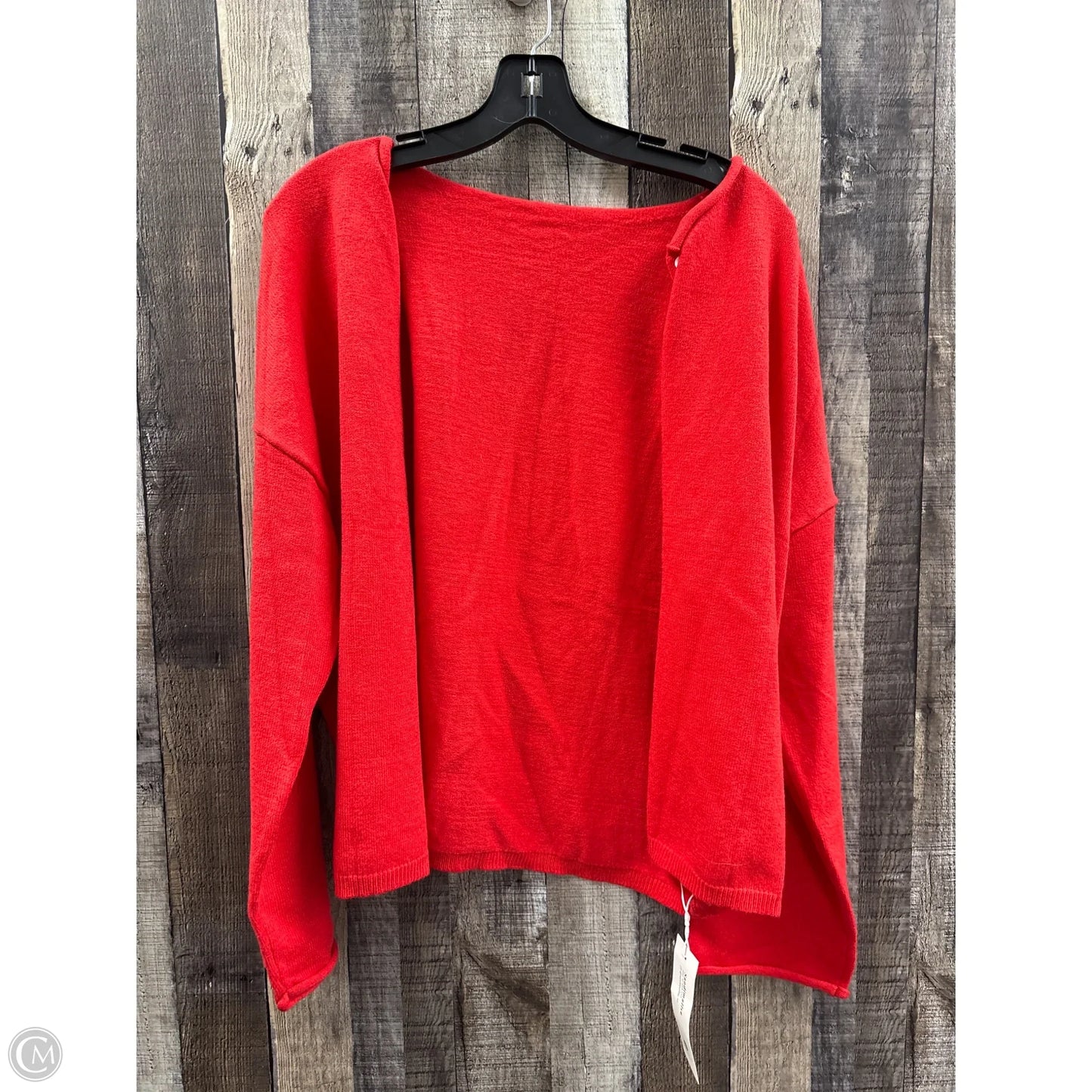 Sweater Cardigan By Cme In Red, Size: M