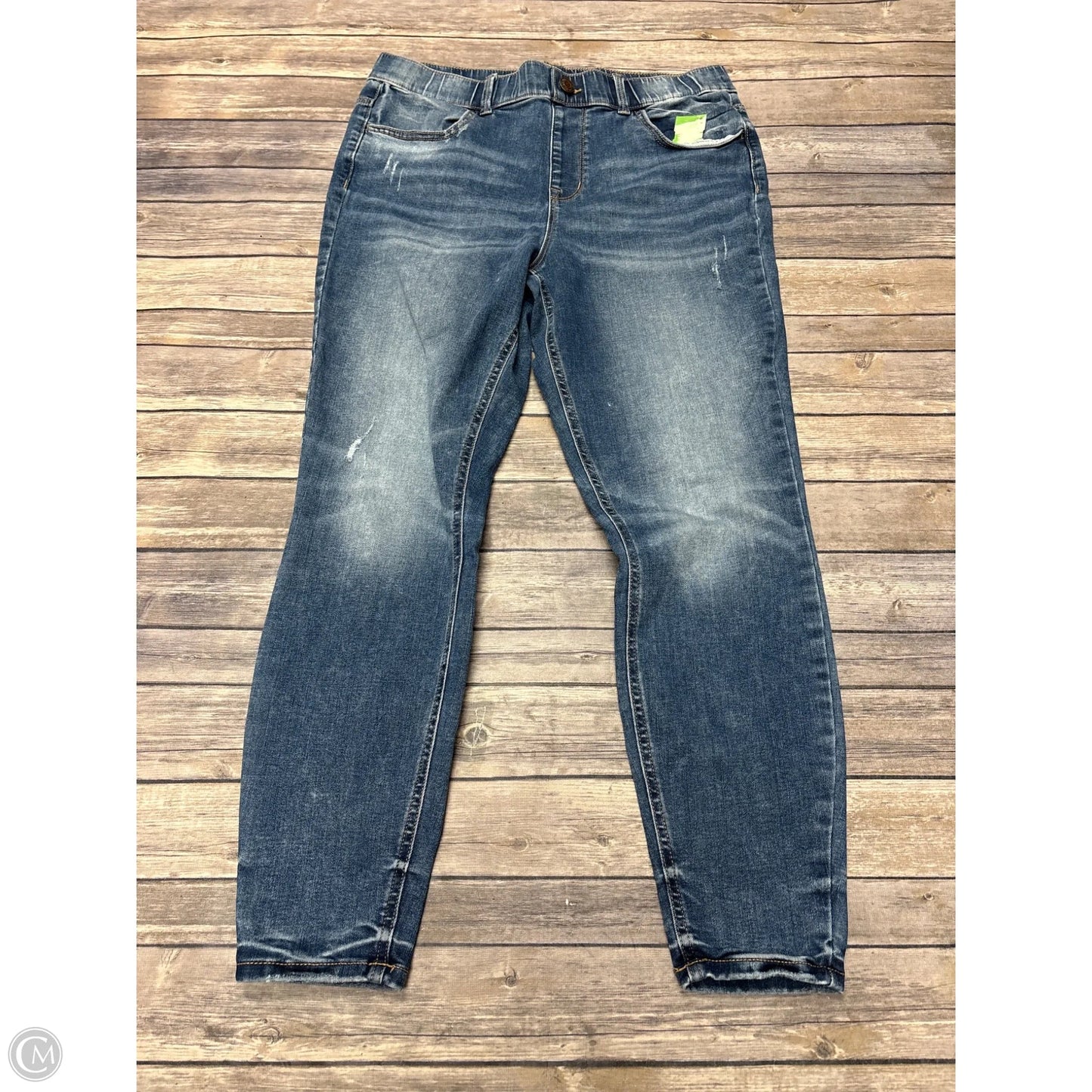 Jeans Straight By Maurices In Blue Denim, Size: L