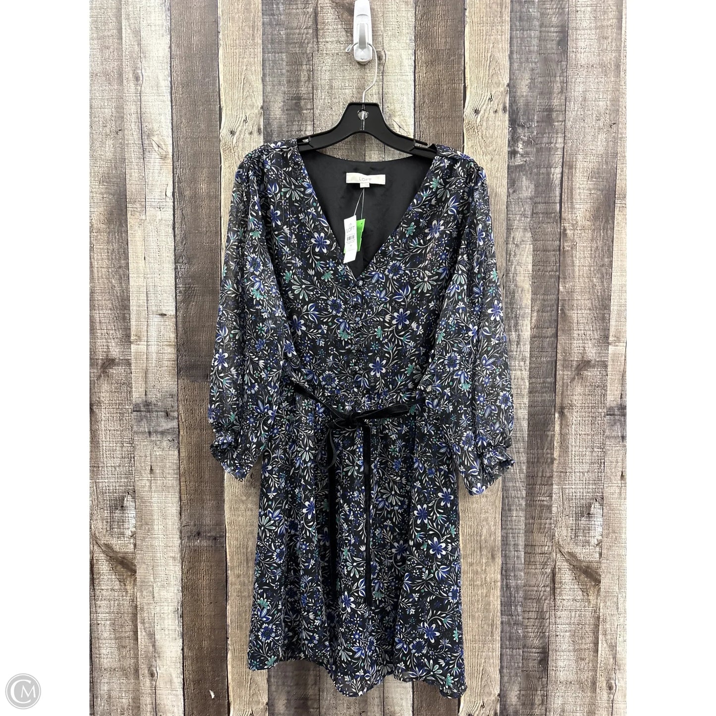 Dress Casual Short By Loft In Floral Print, Size: L