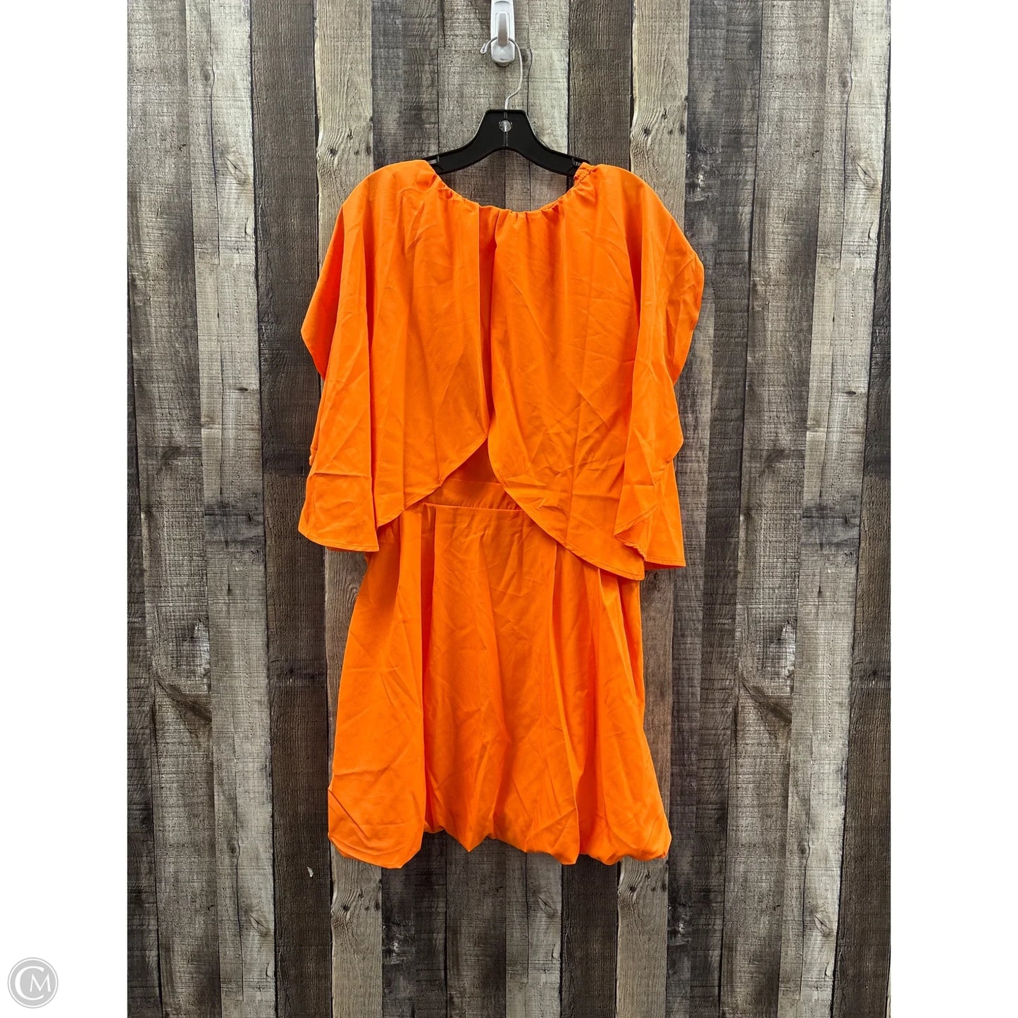 Dress Casual Short By Cmf In Orange, Size: Xxl