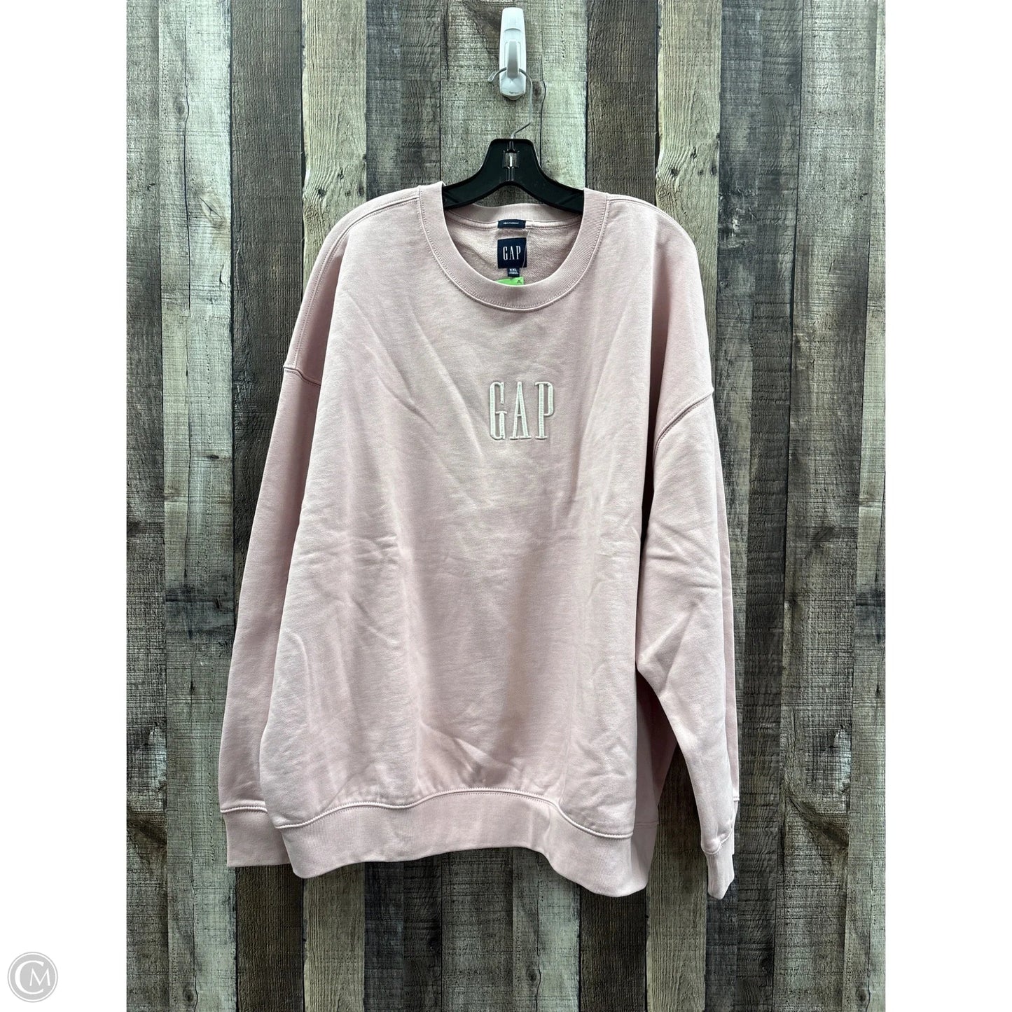 Sweatshirt Crewneck By Gap In Pink, Size: Xxl