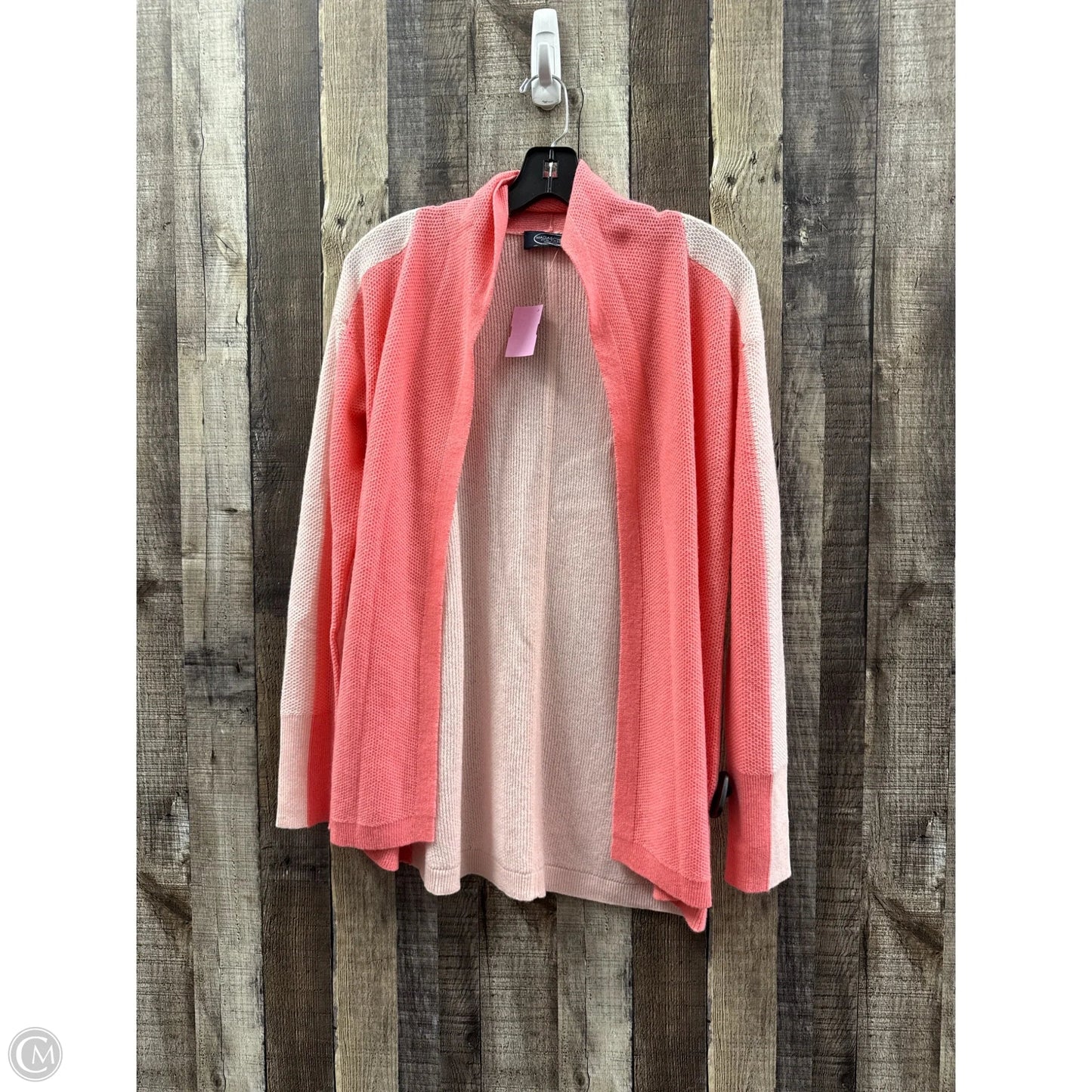 Sweater Cardigan By Magaschoni In Pink, Size: S