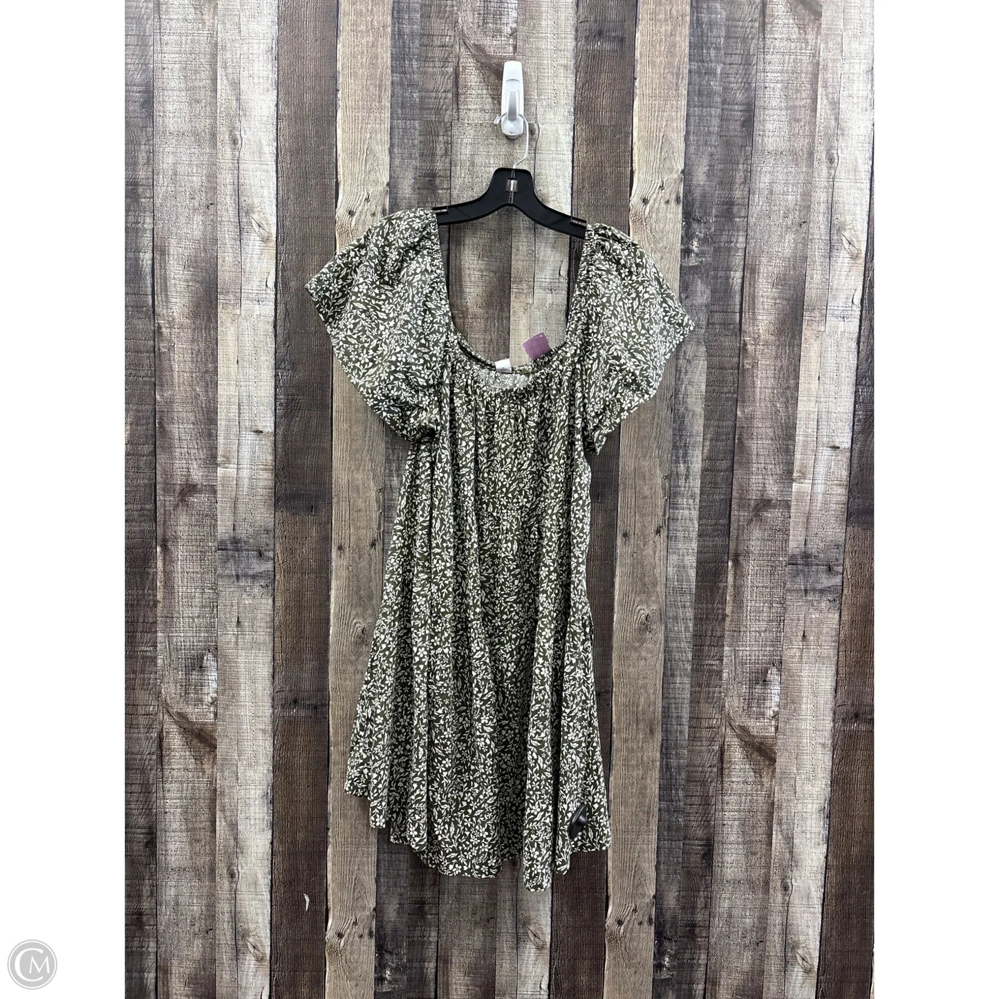 Dress Casual Midi By Old Navy In Green, Size: M
