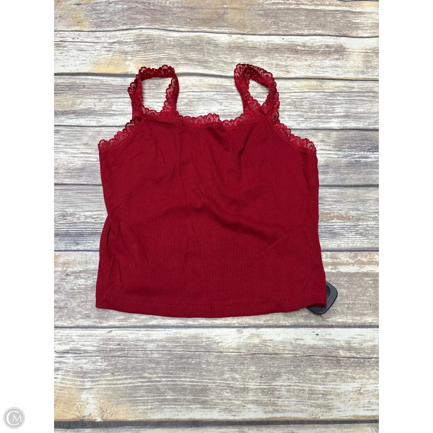 Top Sleeveless By Cme In Red, Size: M