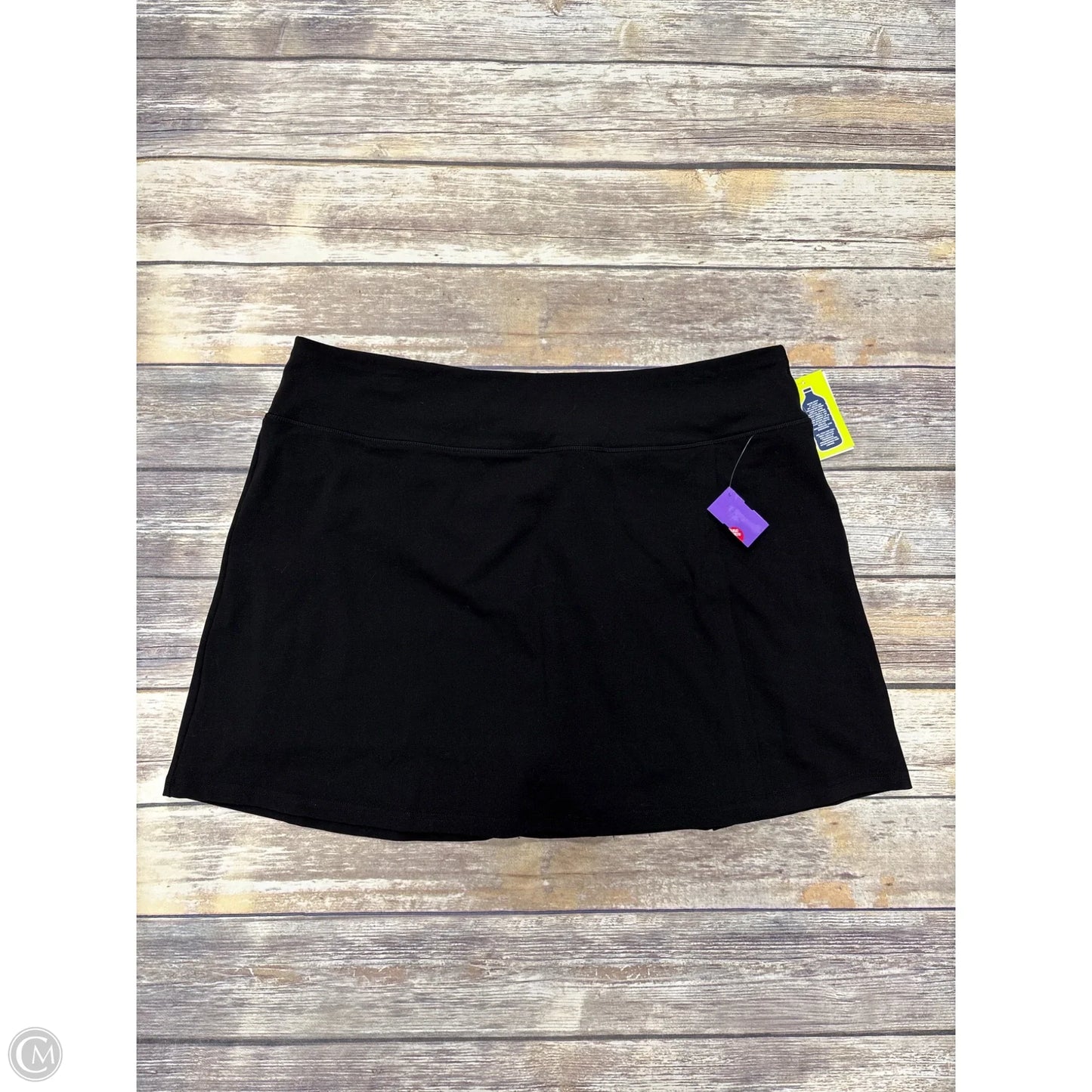 Athletic Skort By Clothes Mentor In Black, Size: 2x
