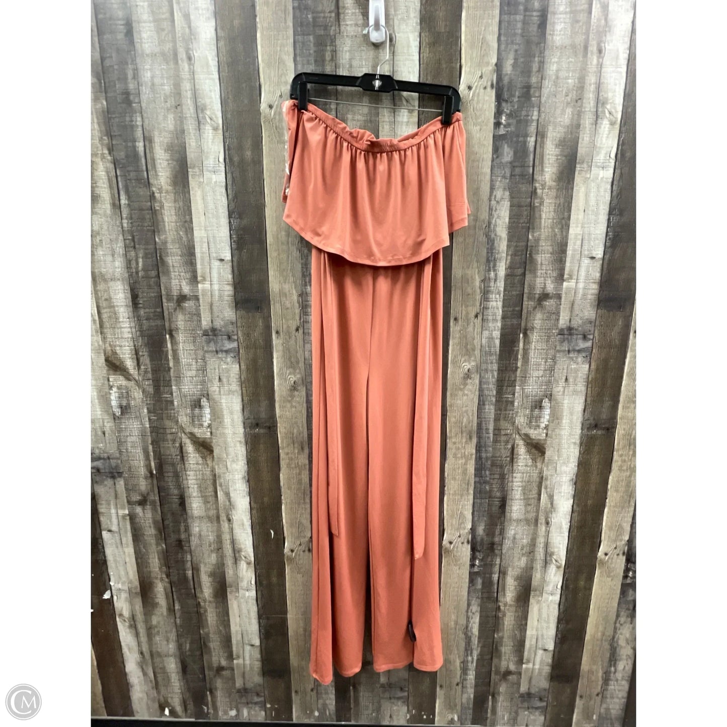 Jumpsuit By Charlotte Russe In Orange, Size: L