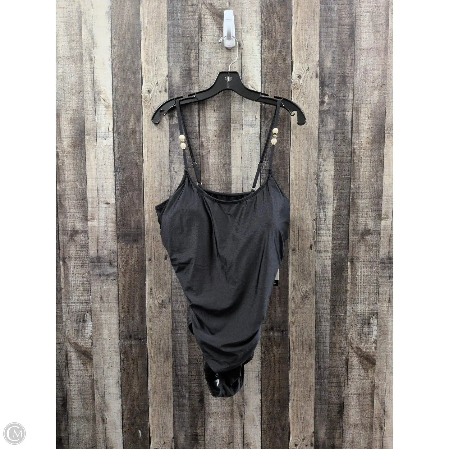 Swimsuit By Nicole By Nicole Miller In Black, Size: 3x