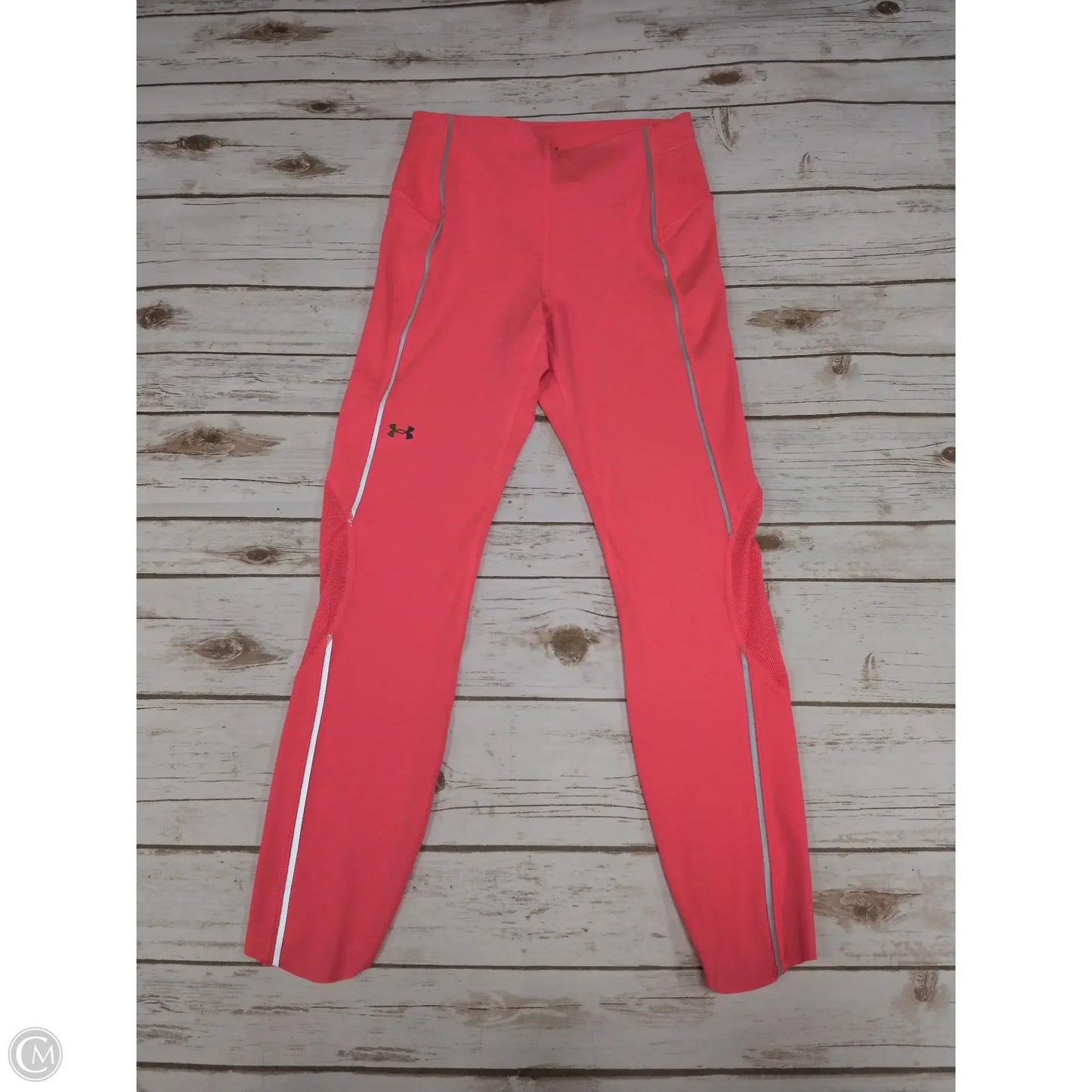 Athletic Leggings By Under Armour In Pink, Size: M