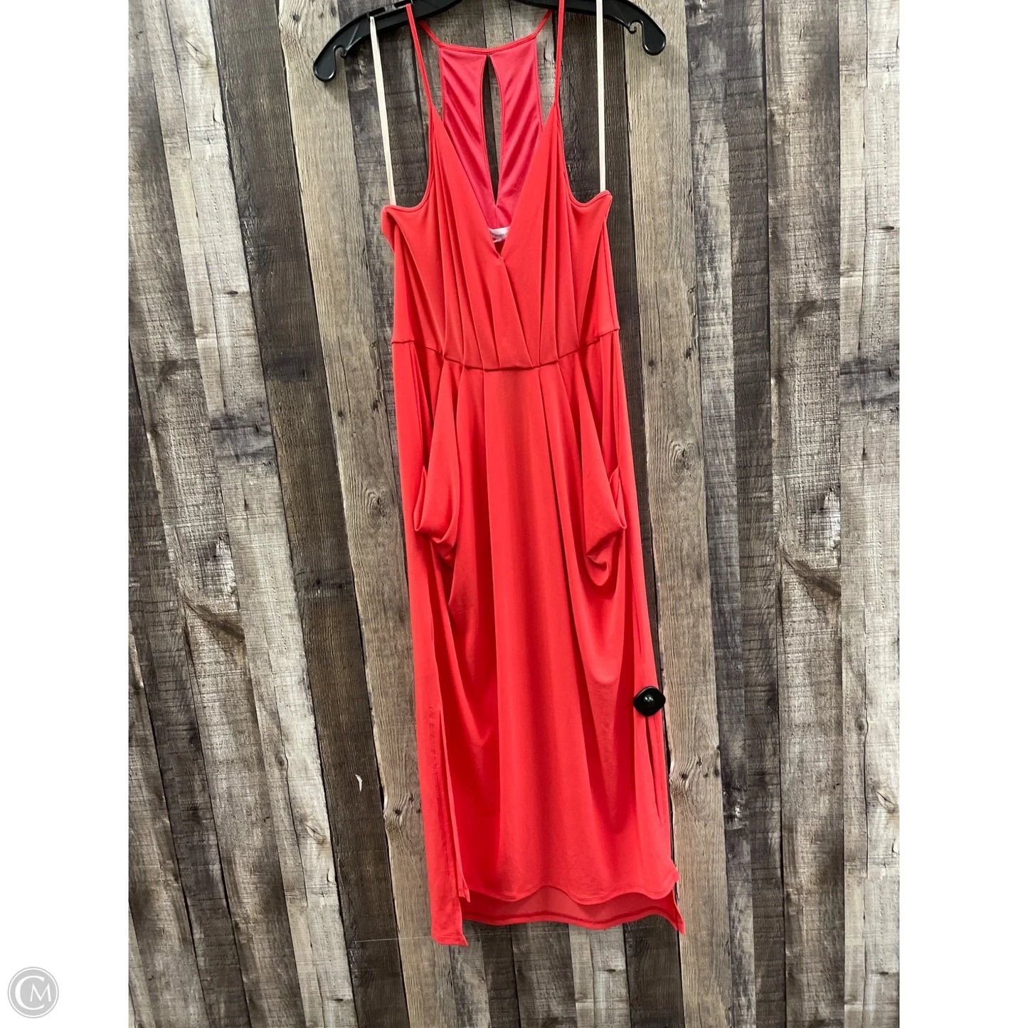 Dress Casual Midi By Bcbgeneration In Coral, Size: M